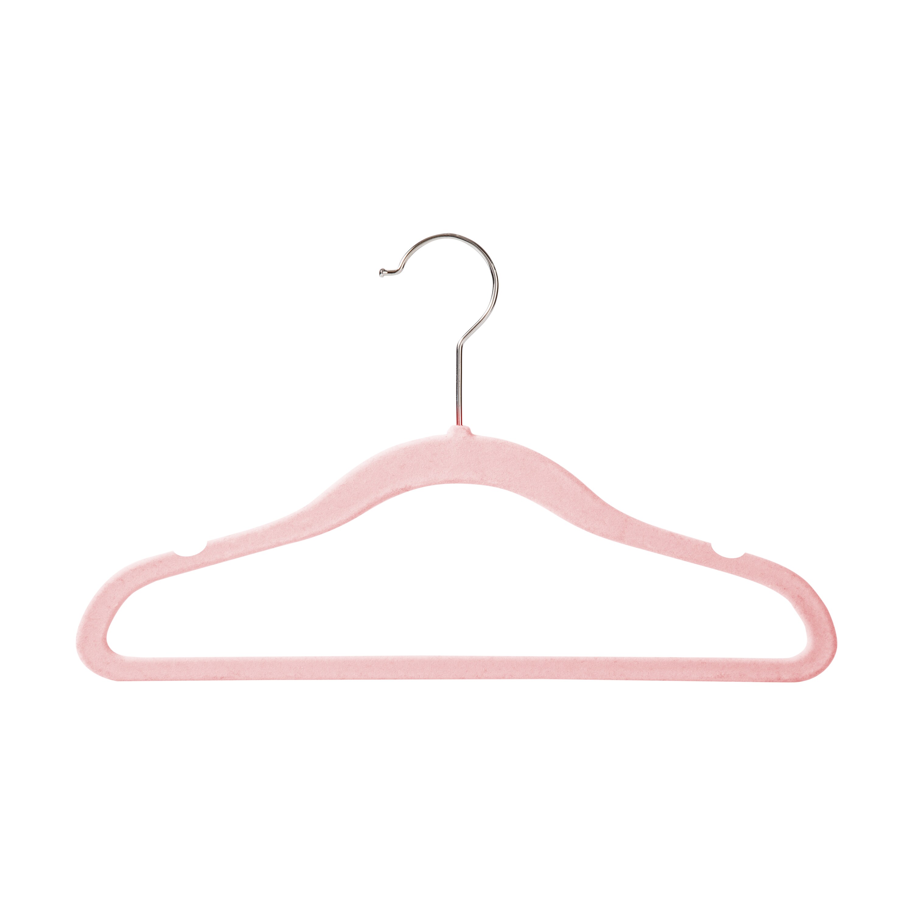 Honey Can Do 12 x 4.5 Kids Wood Shirt Hangers 10pk