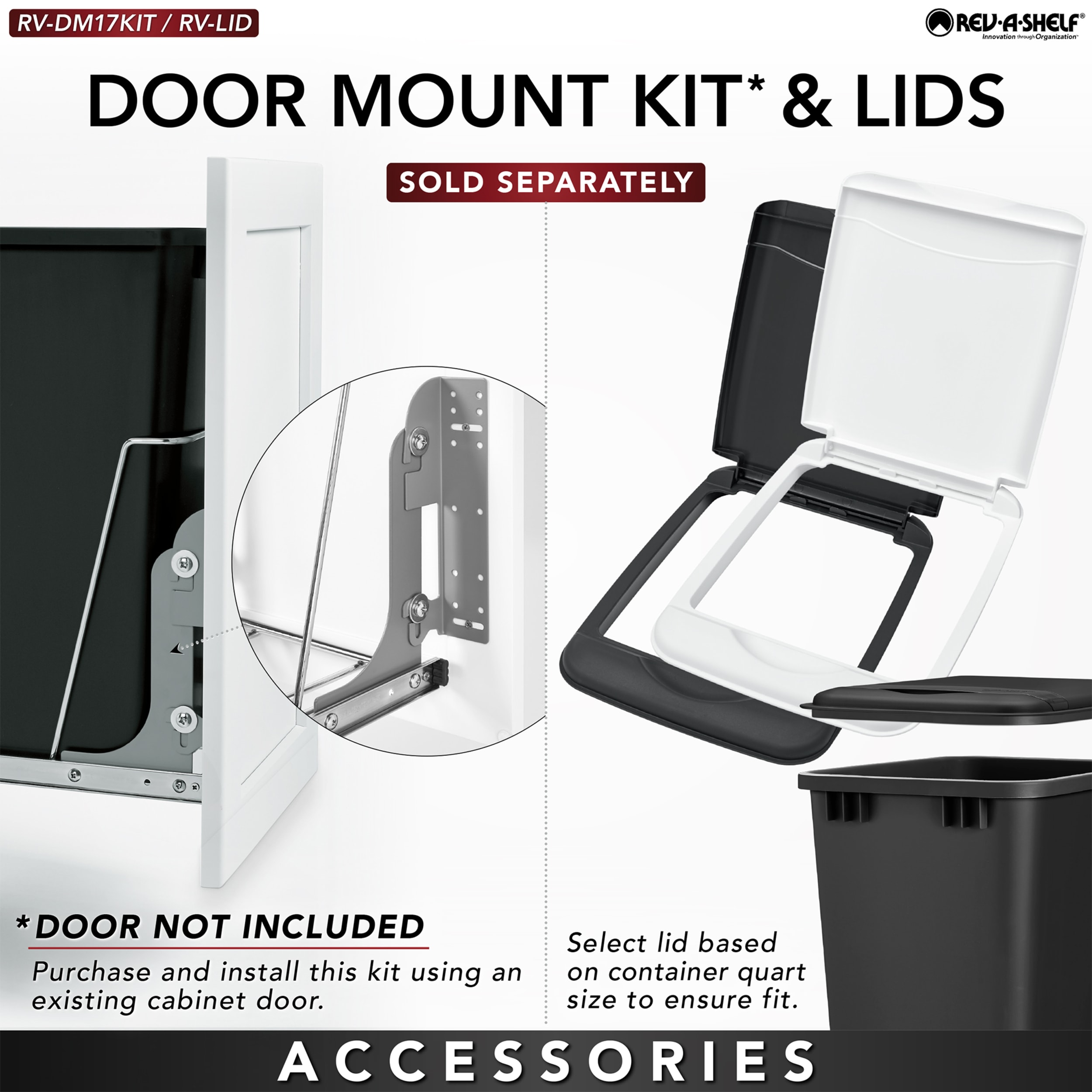 Rev-A-Shelf 163373 Pullout-Trash-Cans - View #3