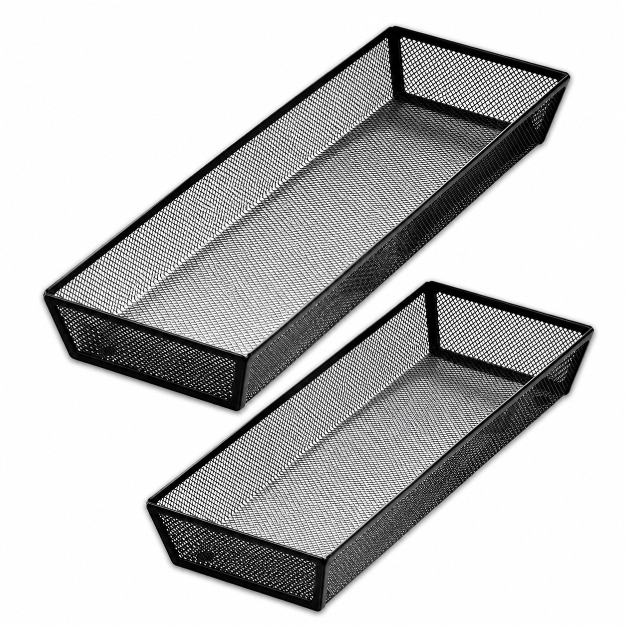 Aoibox  Bamboo Silverware Utensil Drawer Organizer 15 x 6 x 2 in Kitchen Flatware Tray Cutlery Compartment JANE