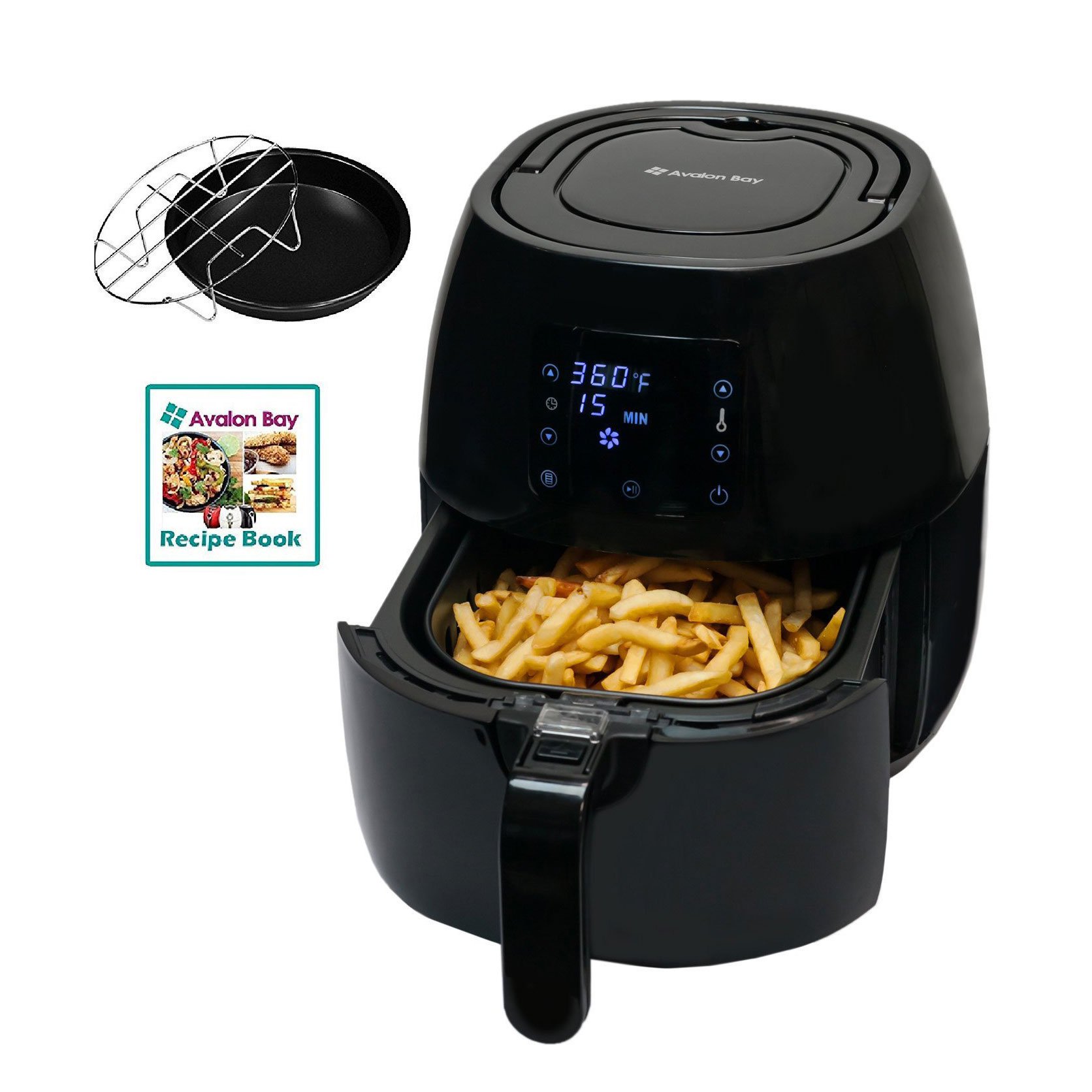 Air Fryer Oven Cooker with Knob or Digital Control Options, 2.2 QT