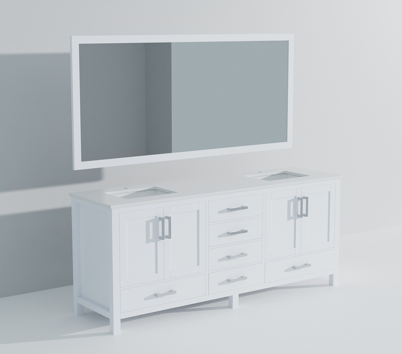 Lexora LJ342284DAWQM34 Bath-Vanity-Combo - View #10