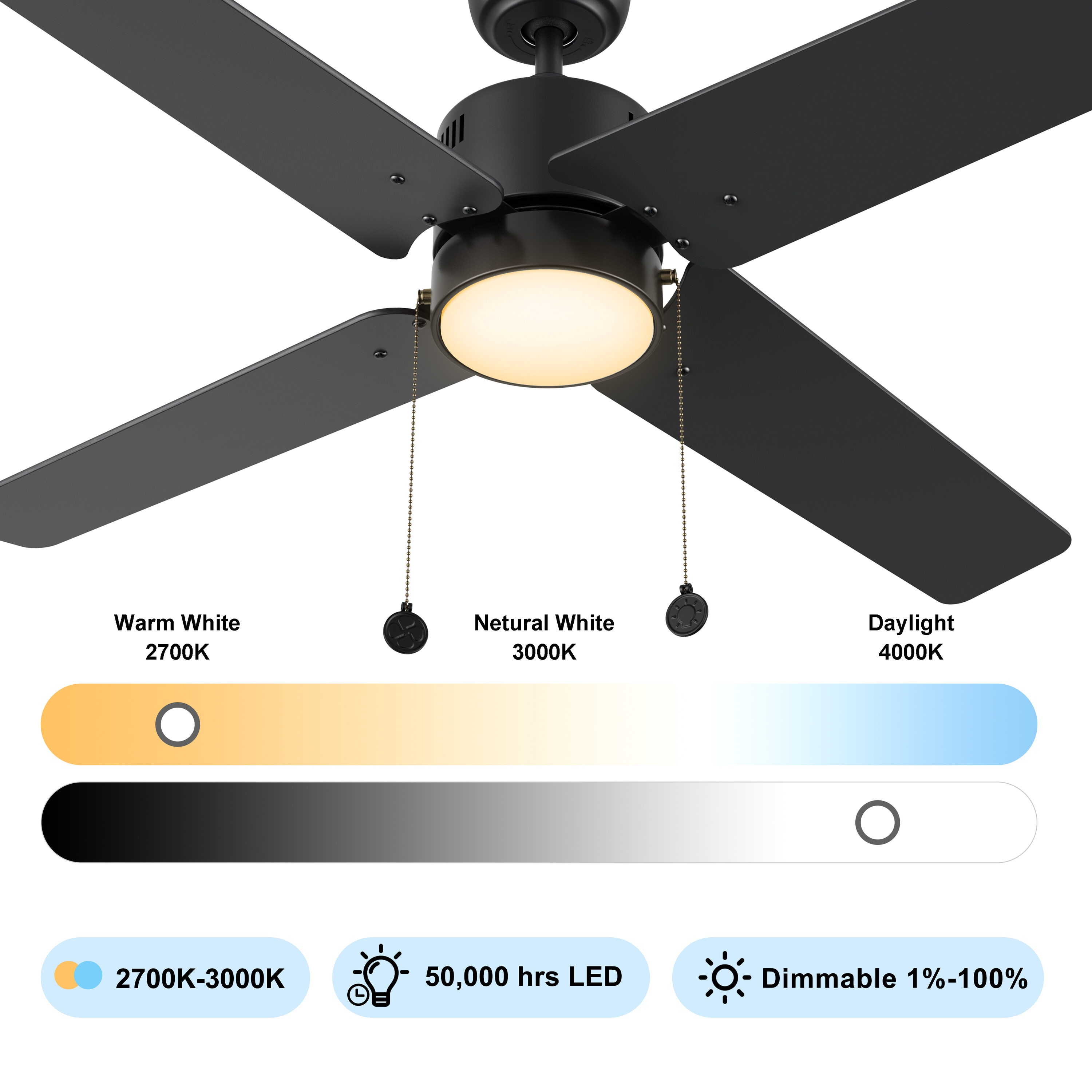 CARRO USA LCFP524E5-L21-B2-1 Ceiling-Fans - View #3