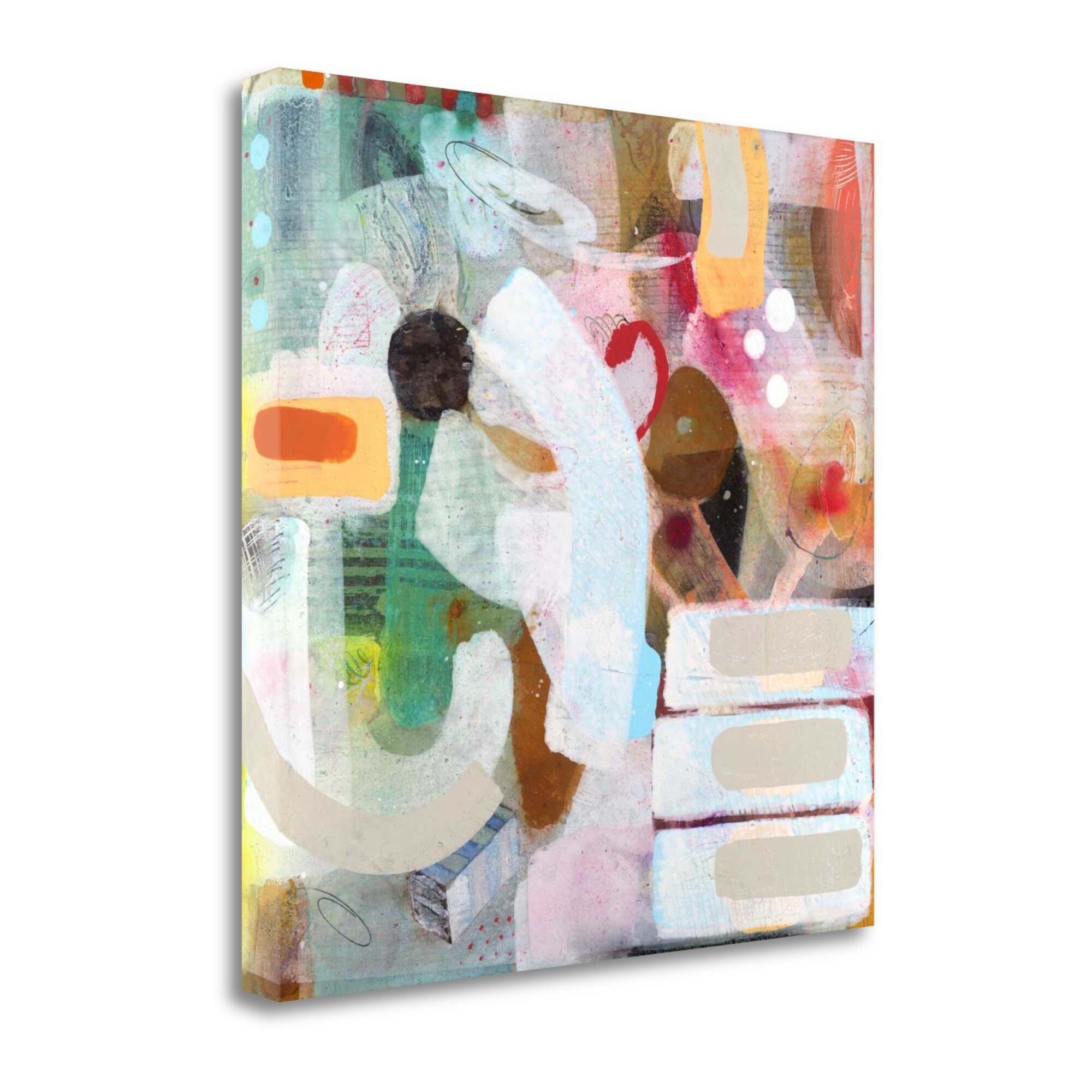 Tangletown Fine Art ICK2525D-2020C 20-in H x 20-in W Abstract Print on Canvas