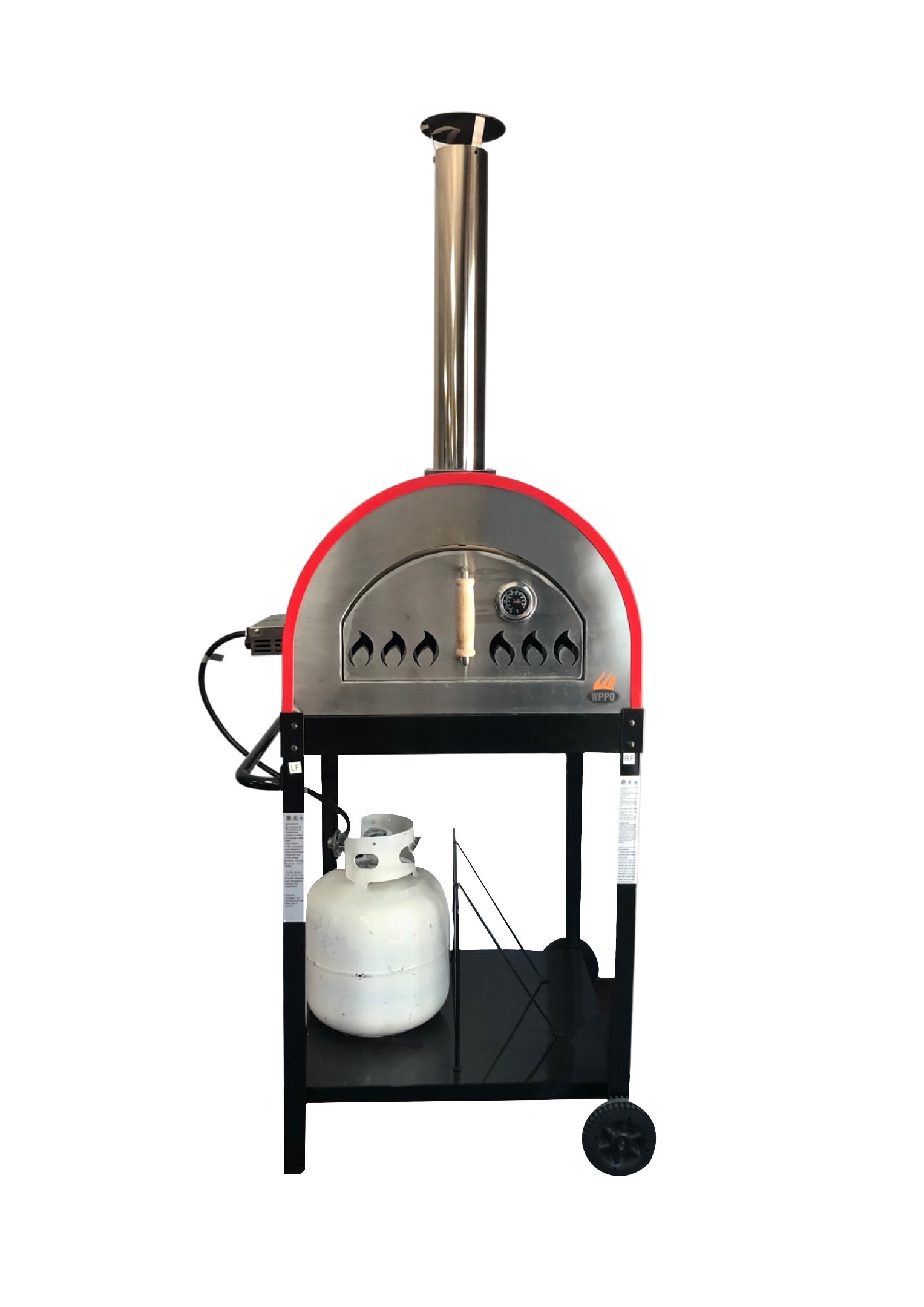 WPPO WKE-04WG-RED Outdoor-Pizza-Ovens - View #4