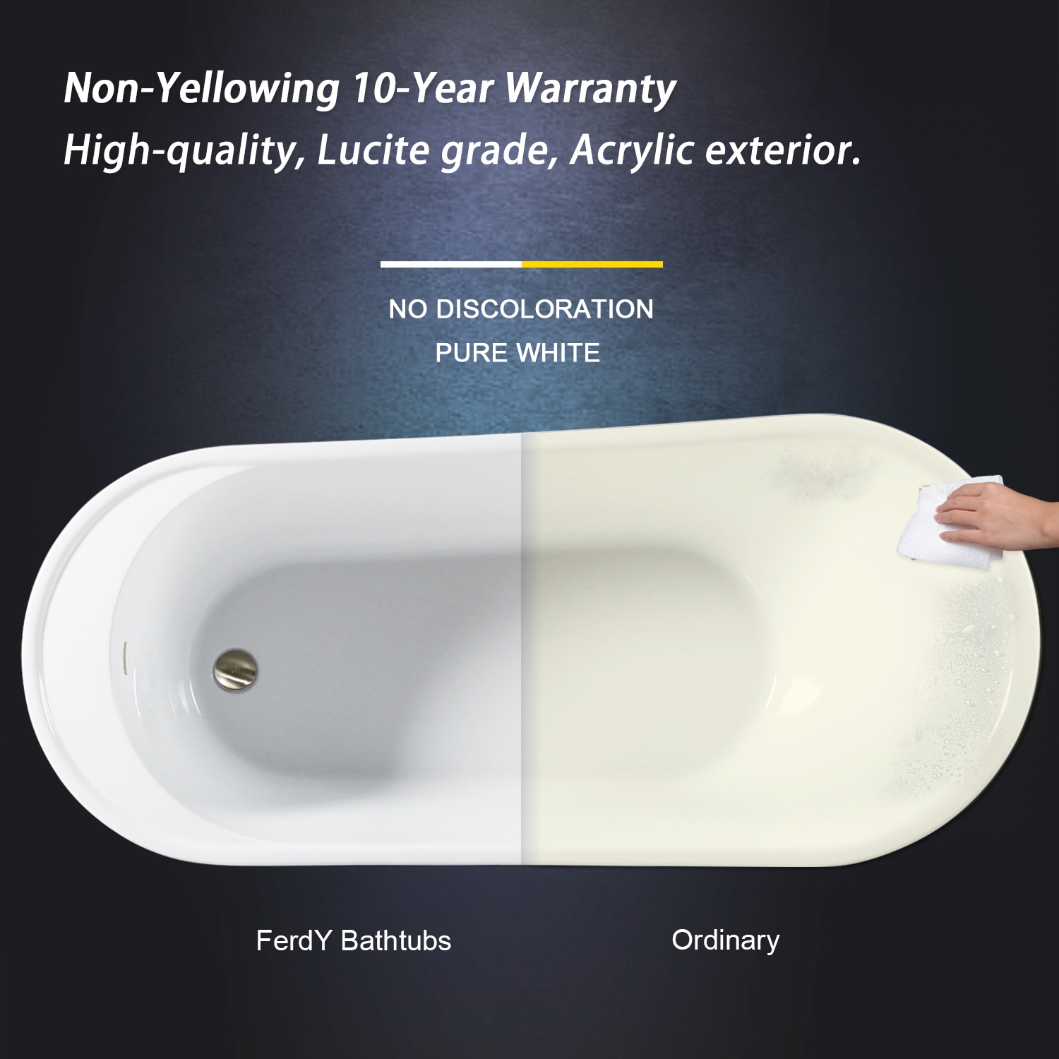 FerdY FERDY-02568T-1500-BN bathtubs - View #9