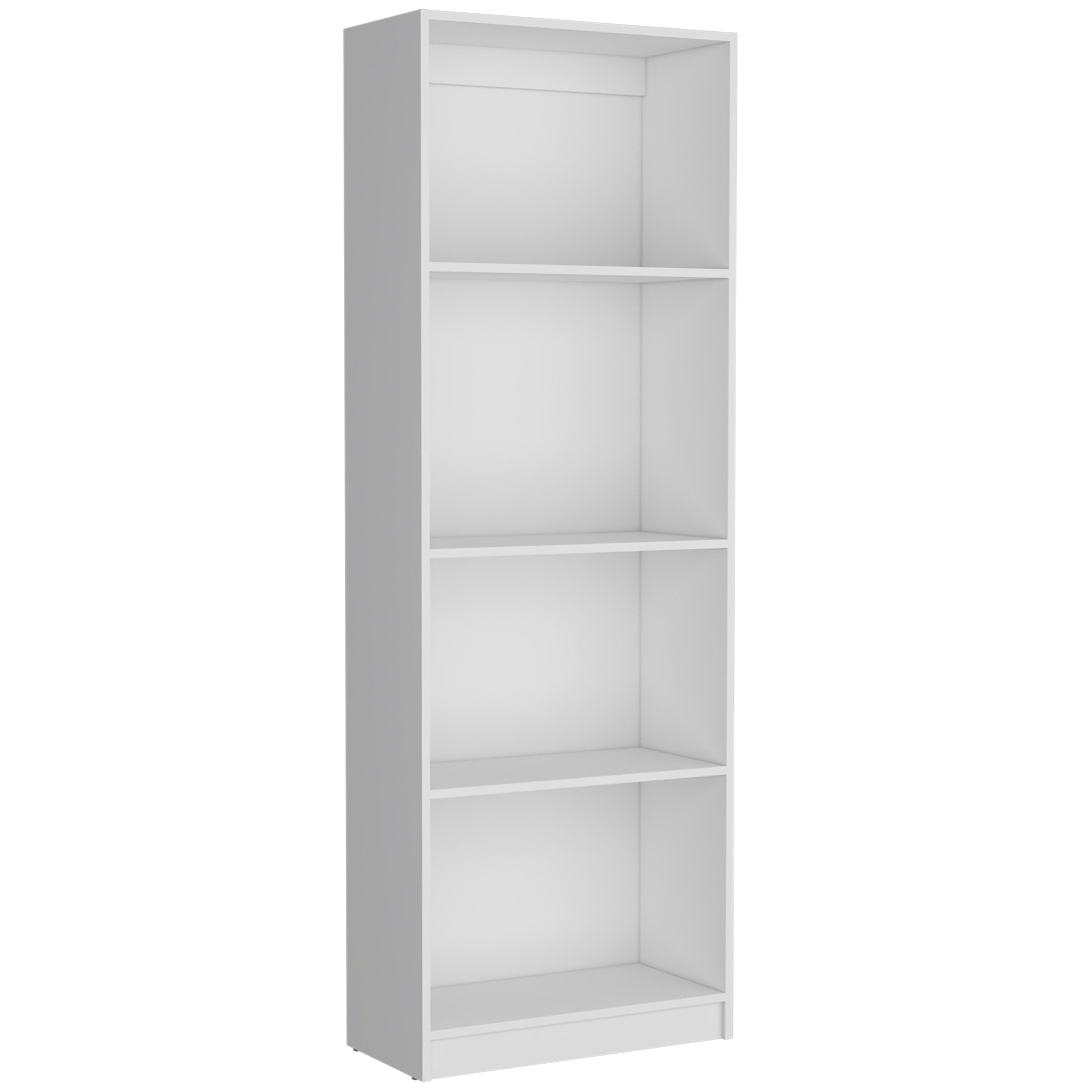 ToolCat NGG30-57-DSG White MDF 4 -Shelf Bookcase ( 24.7-in W x 71.1-in H x 11.7-in D ) Finished