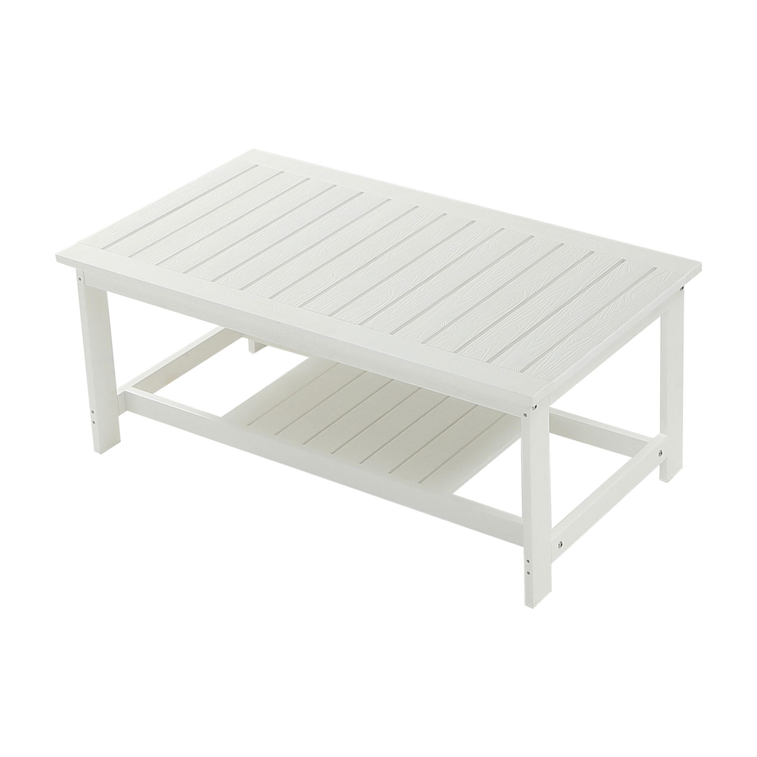 Bayfeve BF-4911-TB Patio Table Rectangle Coffee 24.2-in W x 44.49-in L
