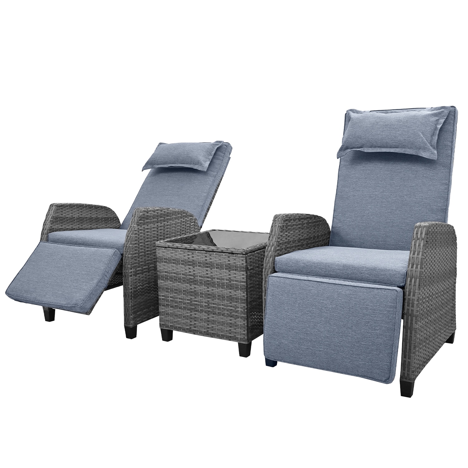 SINOFURN SYA020334GY Patio-Chairs - View #6