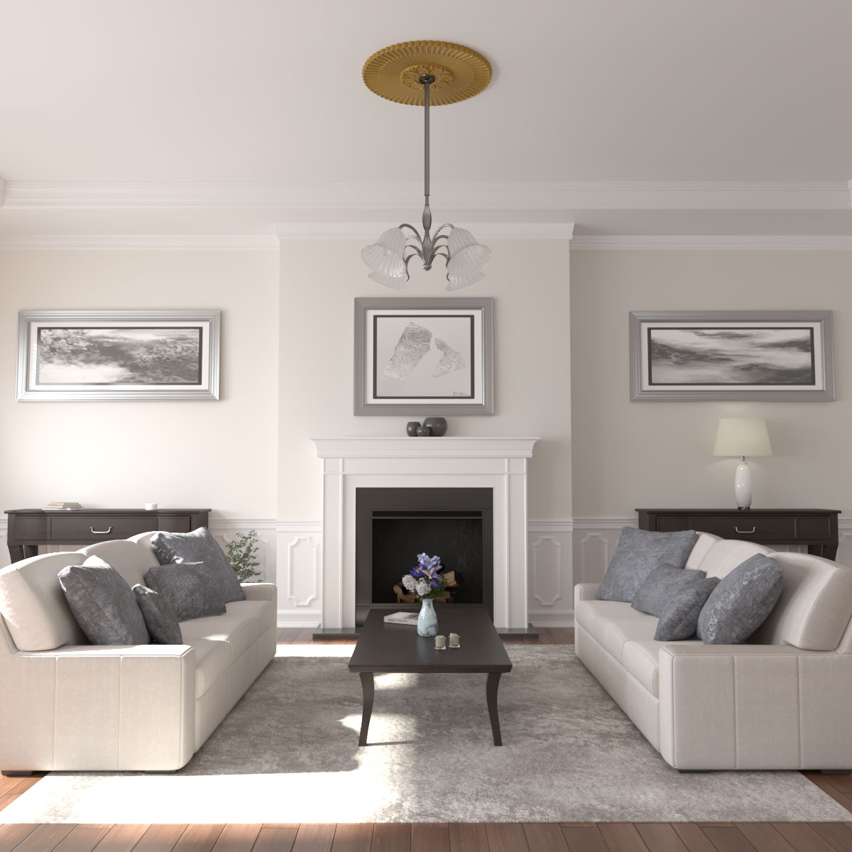 Ekena Millwork CM36MEGLS Ceiling-Medallions - View #4