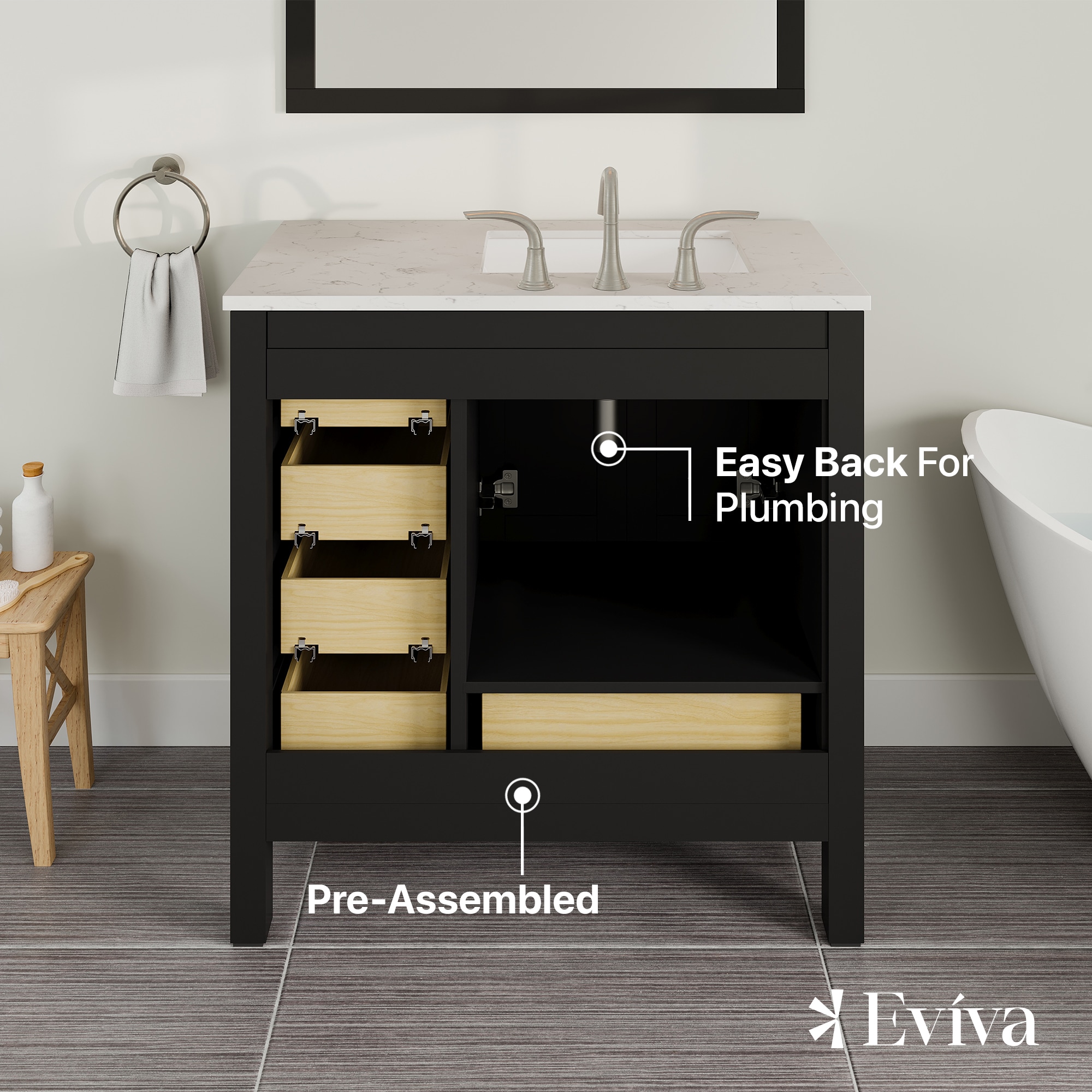 Eviva EVVN412-36ES Bath-Vanity-Combo - View #6