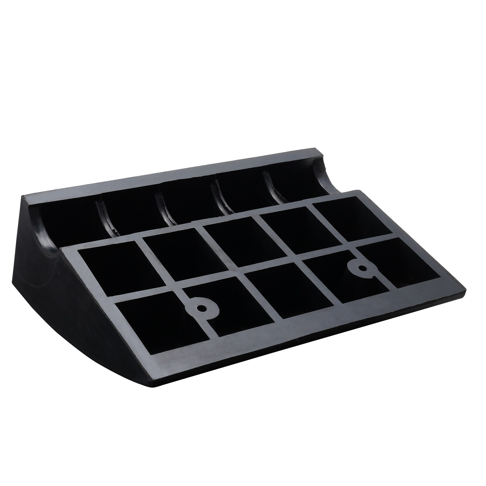 VEVOR Rubber Curb Ramp 6 Rise Height Sidewalk Curb Ramp, 14.6 Width 19.