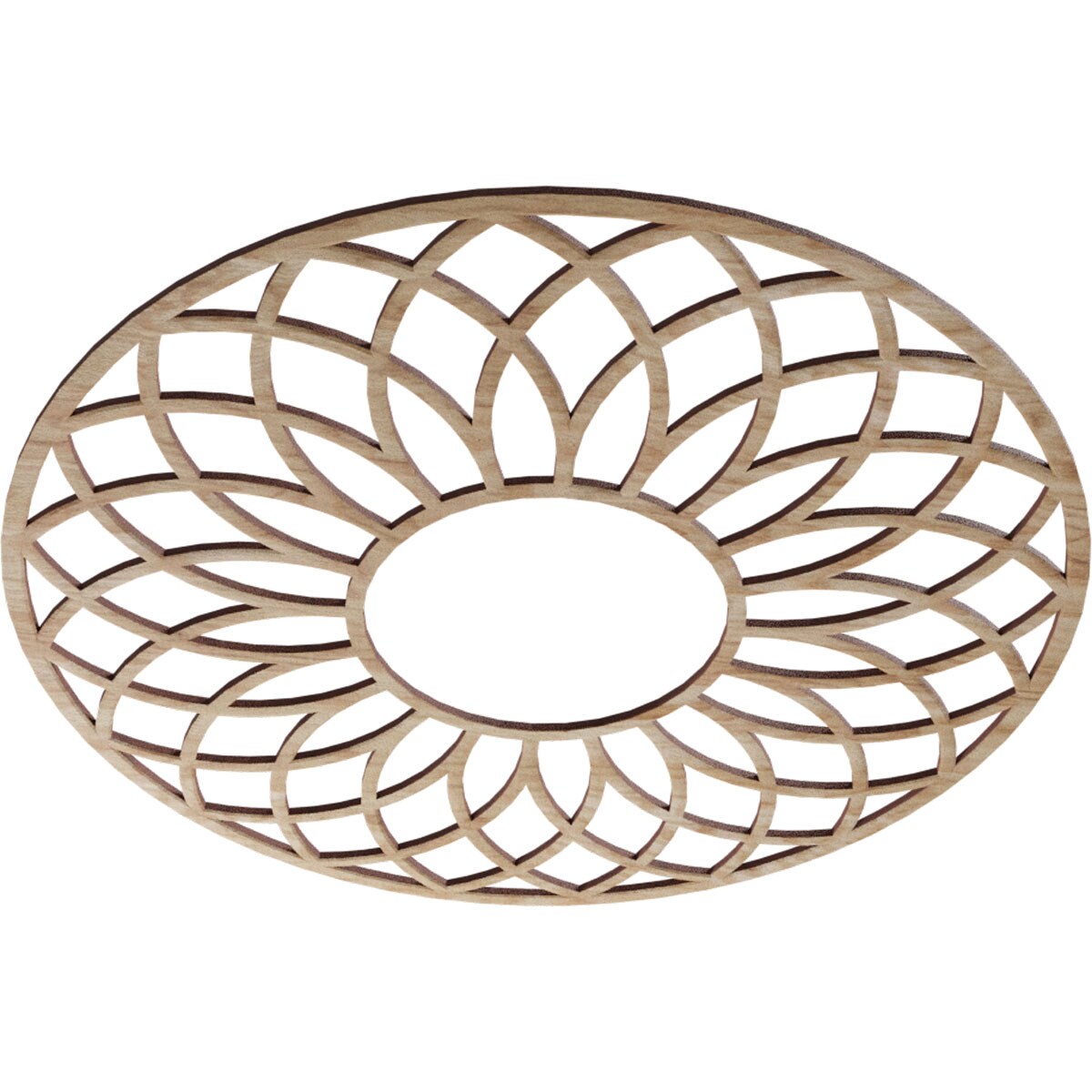 Ekena Millwork CMWP24X24X0250CNRO Ceiling-Medallions - View #2
