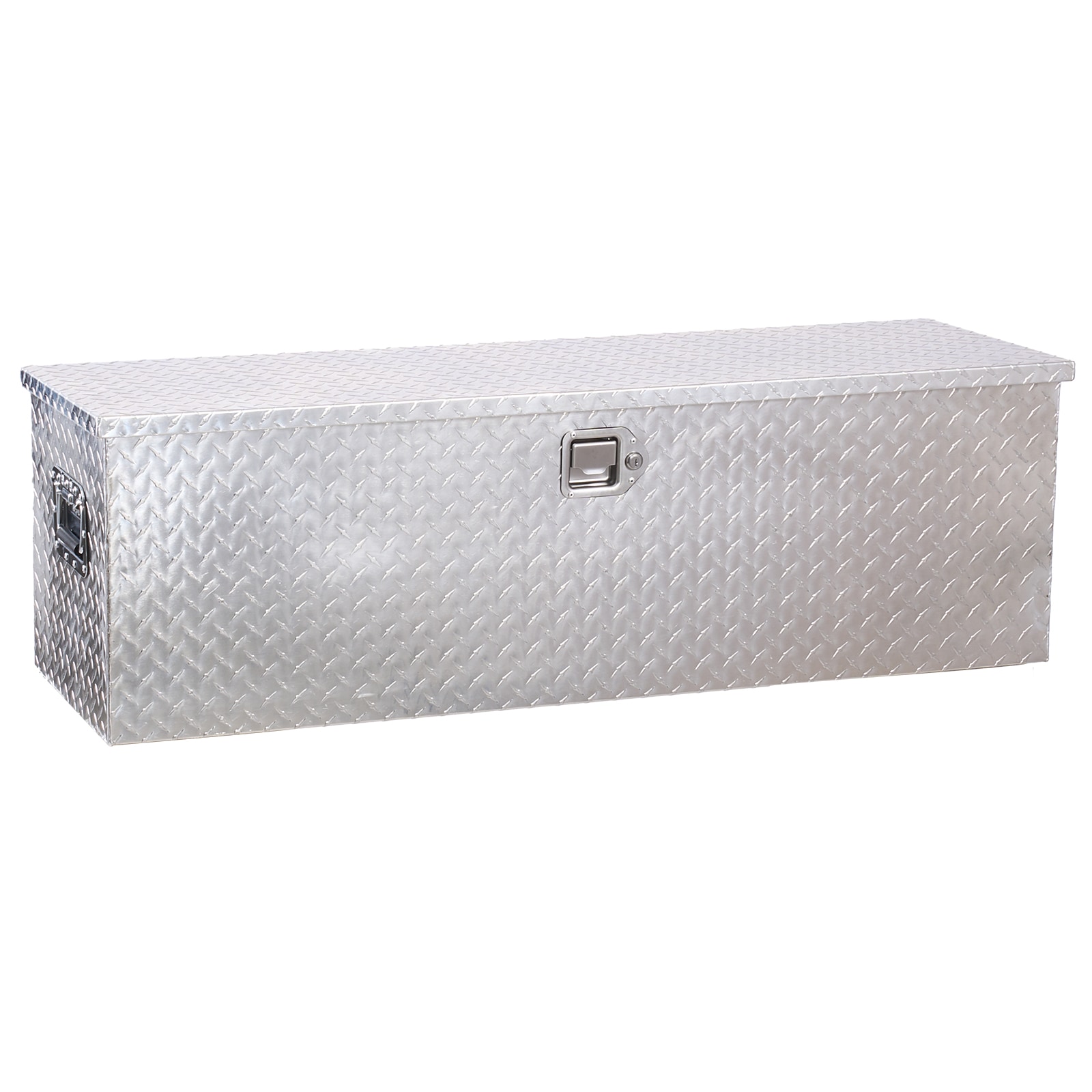 VEVOR - Heavy Duty Aluminum Truck Bed Tool Box  Diamond Plate Tool Box with Side Handle and Lock ...