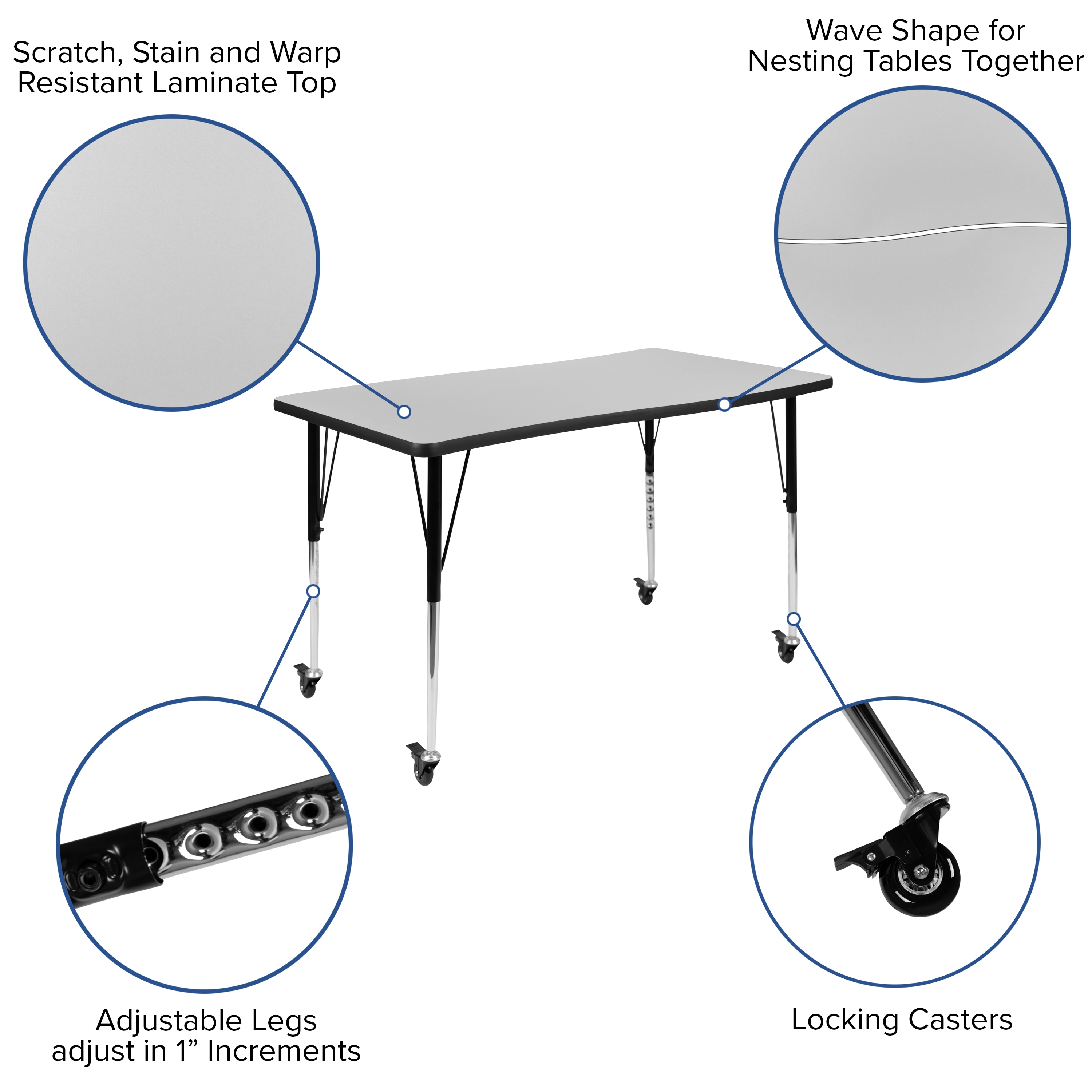 Flash Furniture 889142515227 Kids-Play-Tables - View #4