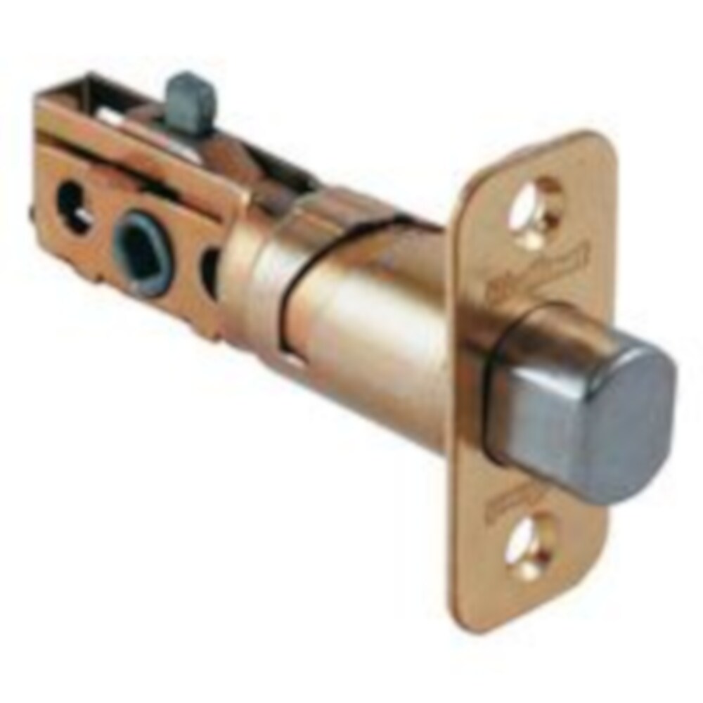 Kwikset 565201 Adjustable Deadbolt Latch, 2-3/8-in or 2-3/4-in, Antique Brass