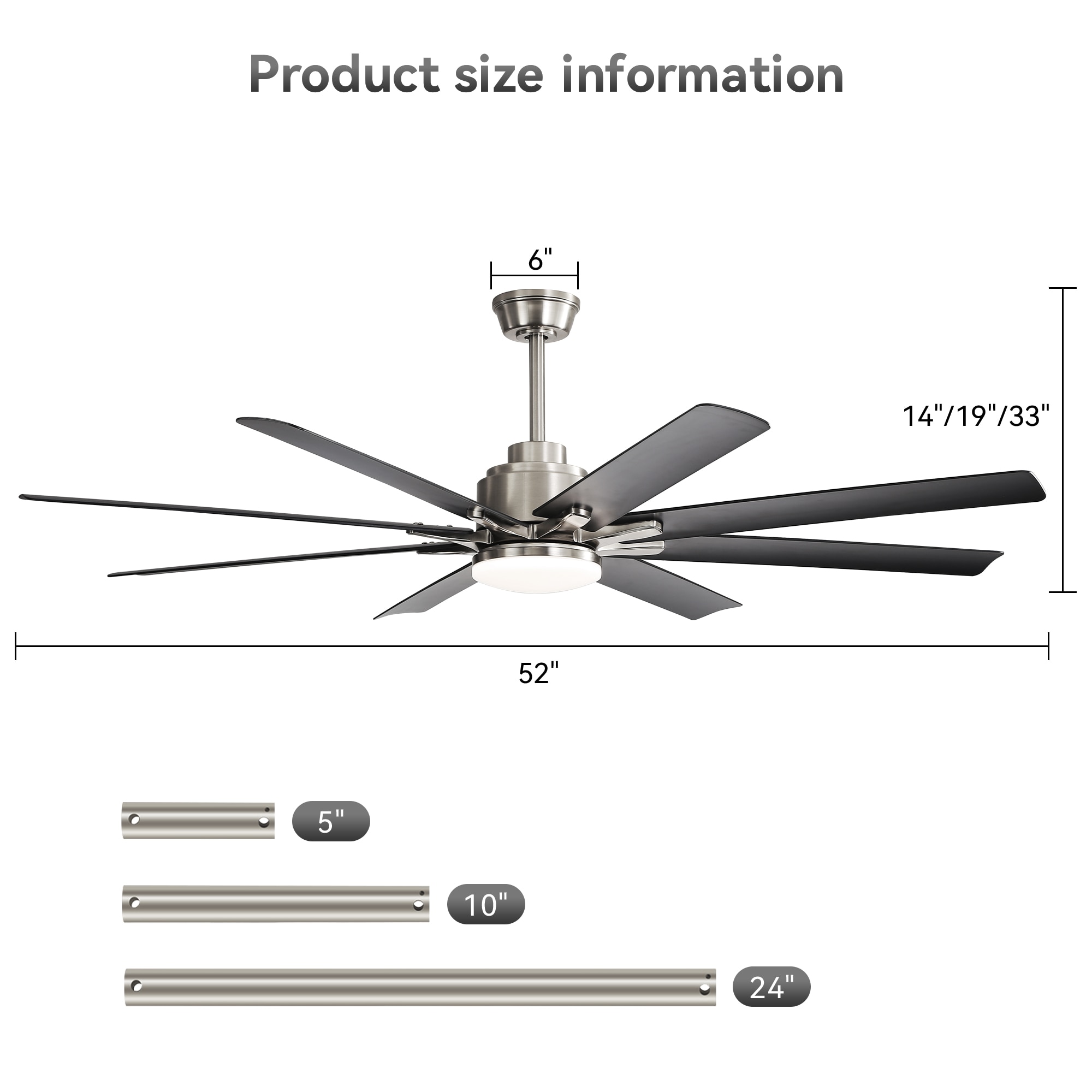 Clihome CL-KB40010 Ceiling-Fans - View #5