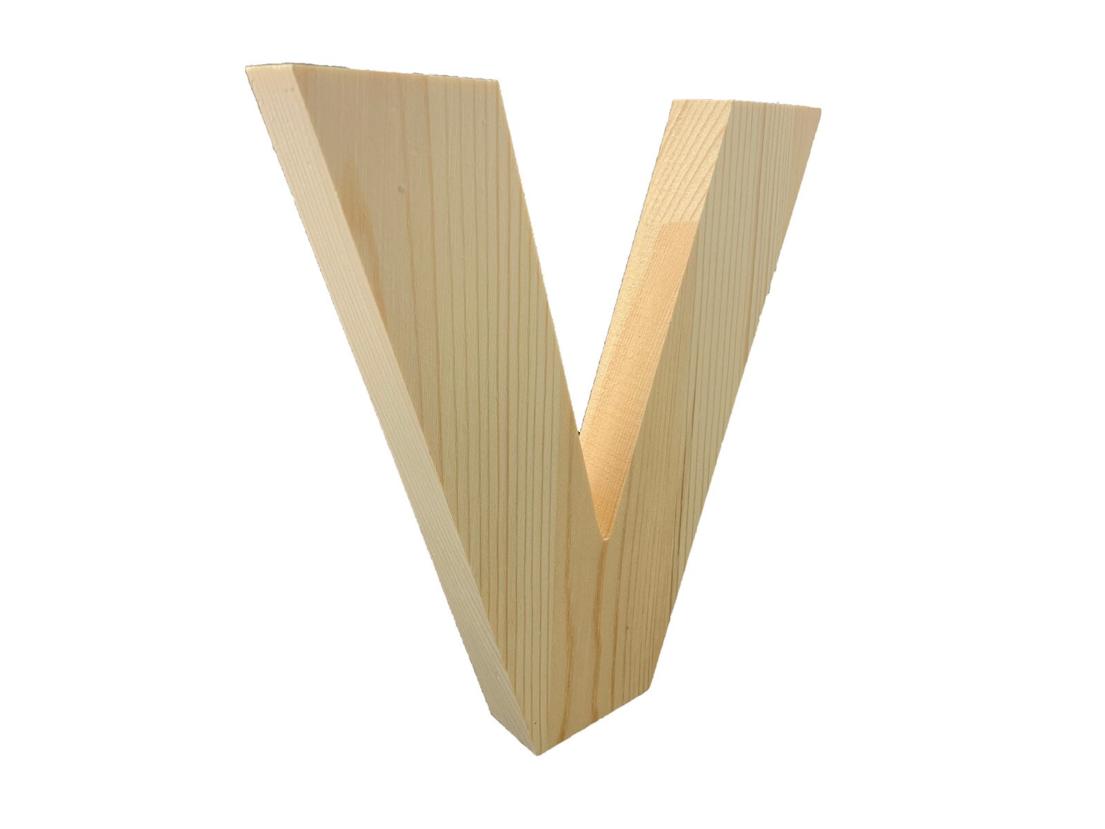 Hampton Art WD0773 Brown Wood Letter 8-in
