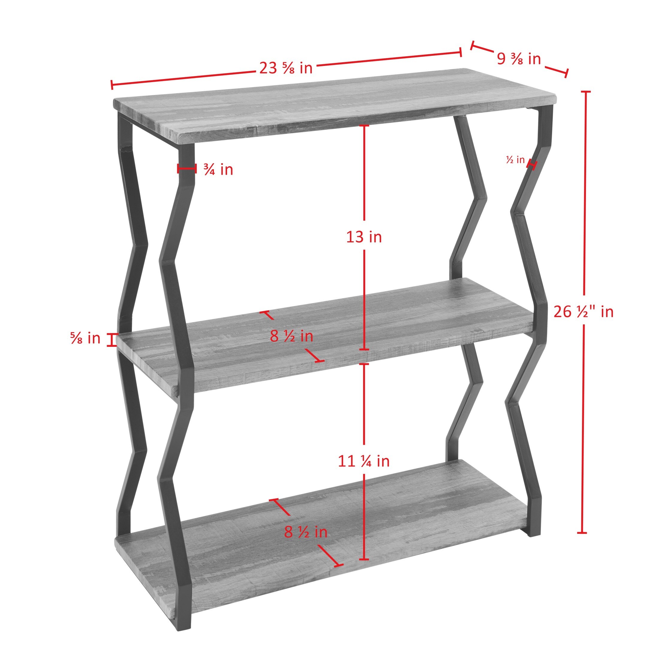 Danya B. GH20190 Wall-Mounted-Shelving - View #6