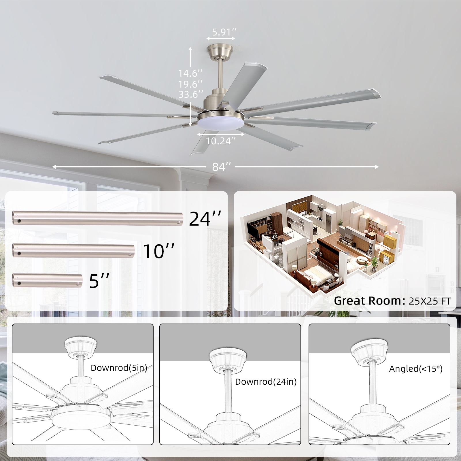 RKZHOPT WZX-2532-FAN Ceiling-Fans - View #7