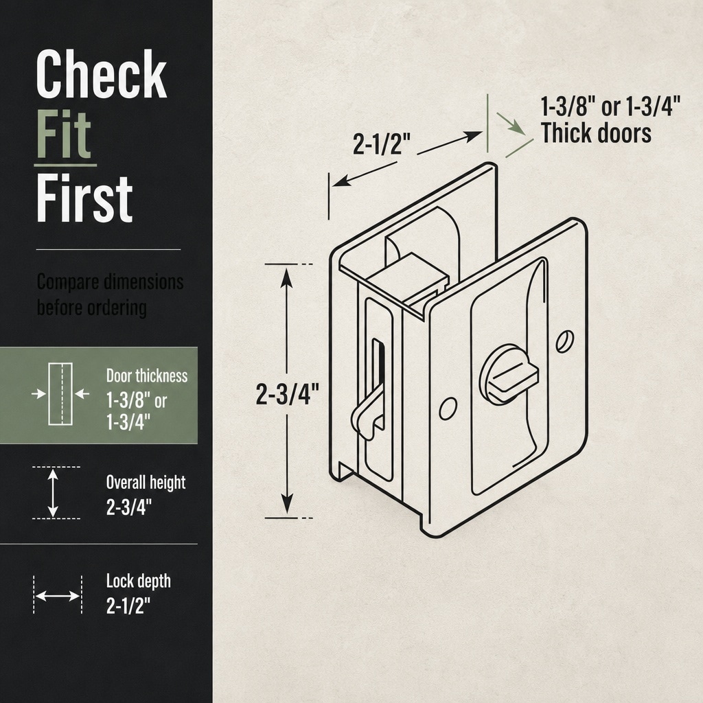 Prime-Line N 7578 Pocket-Door-Pulls - View #9