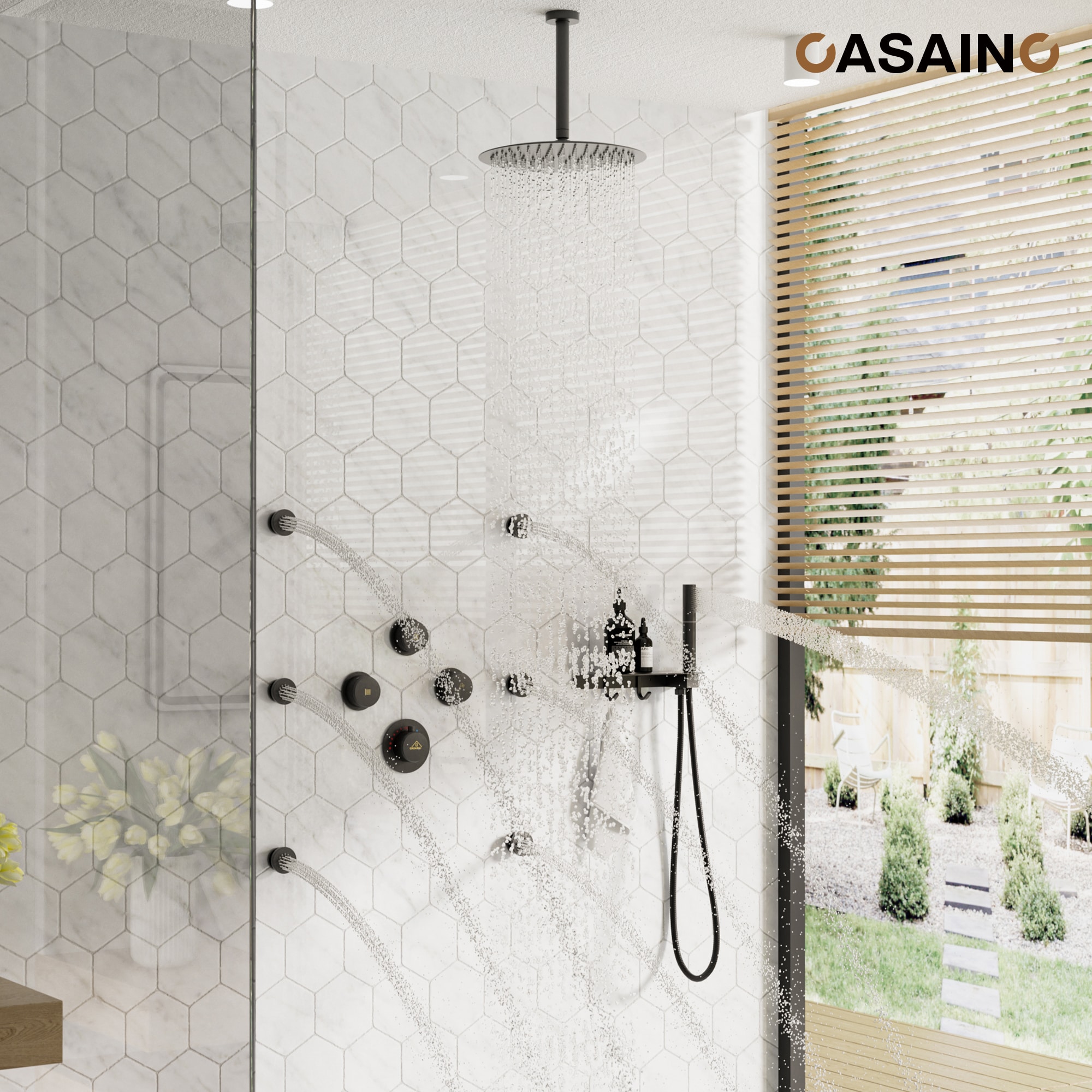 CASAINC LY-WF198463AAP Showerhead-Bar-Panels - View #3
