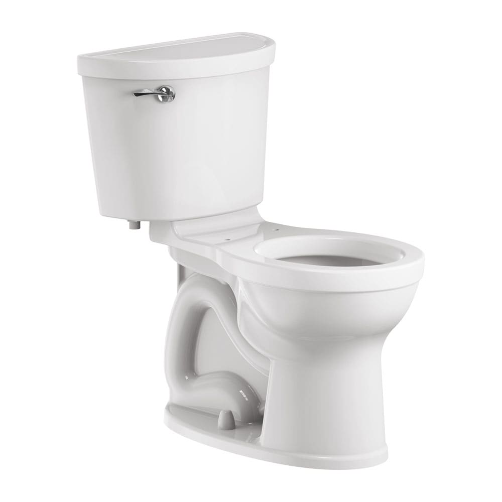 American Standard 211BA104.020 Champion Pro White Round Chair height 12-in Rough-In WaterSense 1.28 GPF 2-piece Toilet