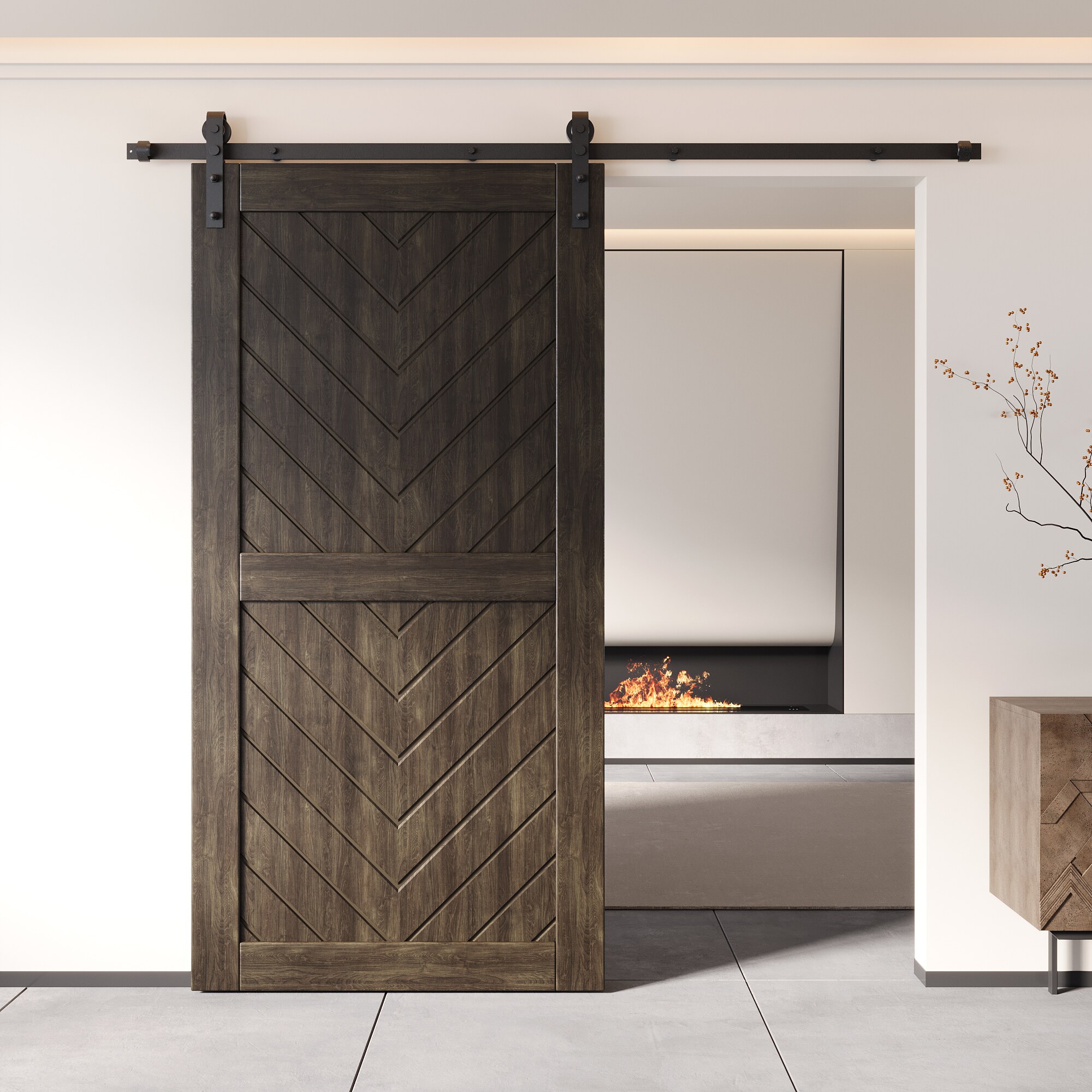 HOMACER JT3-4080-EB Barn-Doors - View #8