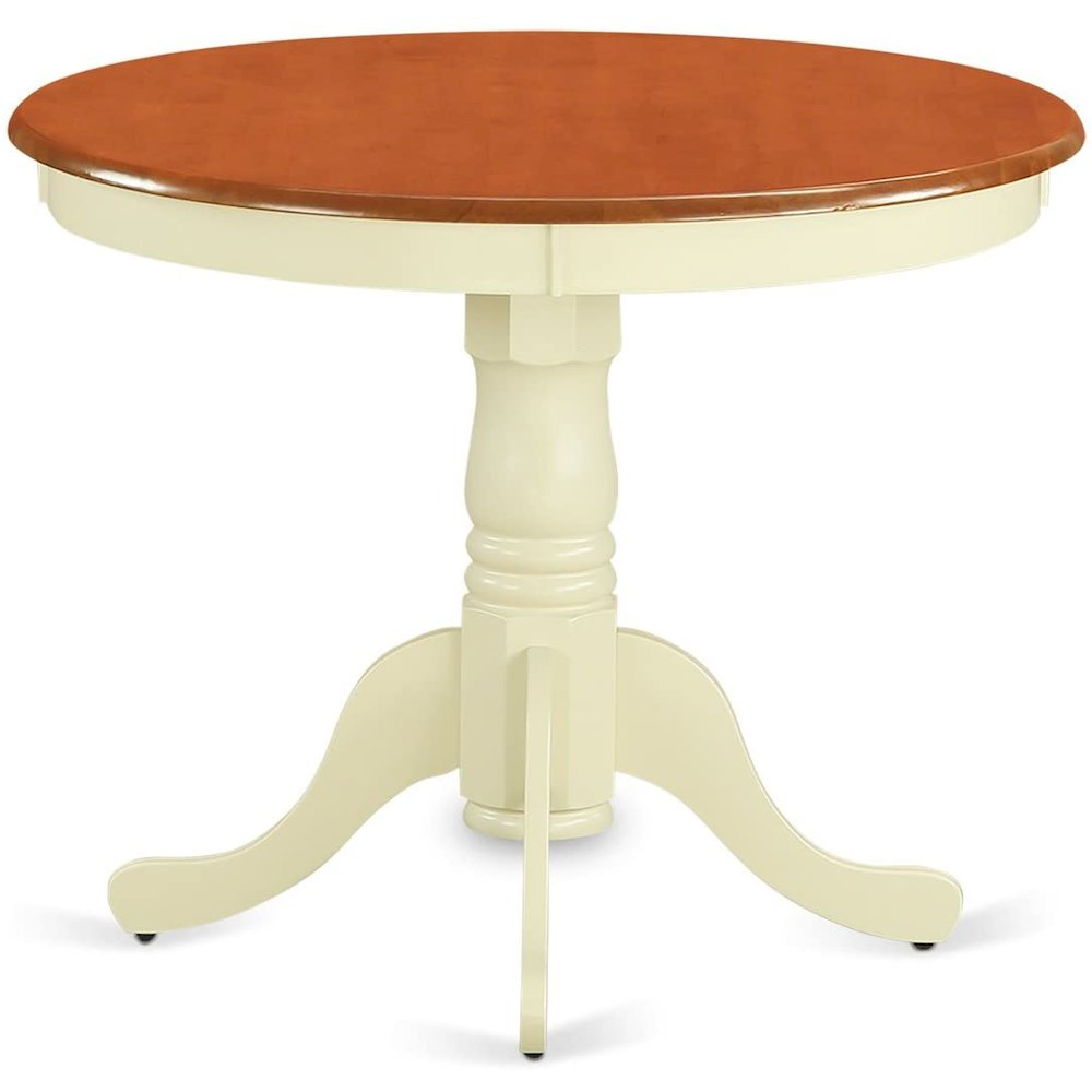 East West Furniture ANTI5-WHI-W Dining-Sets - View #2