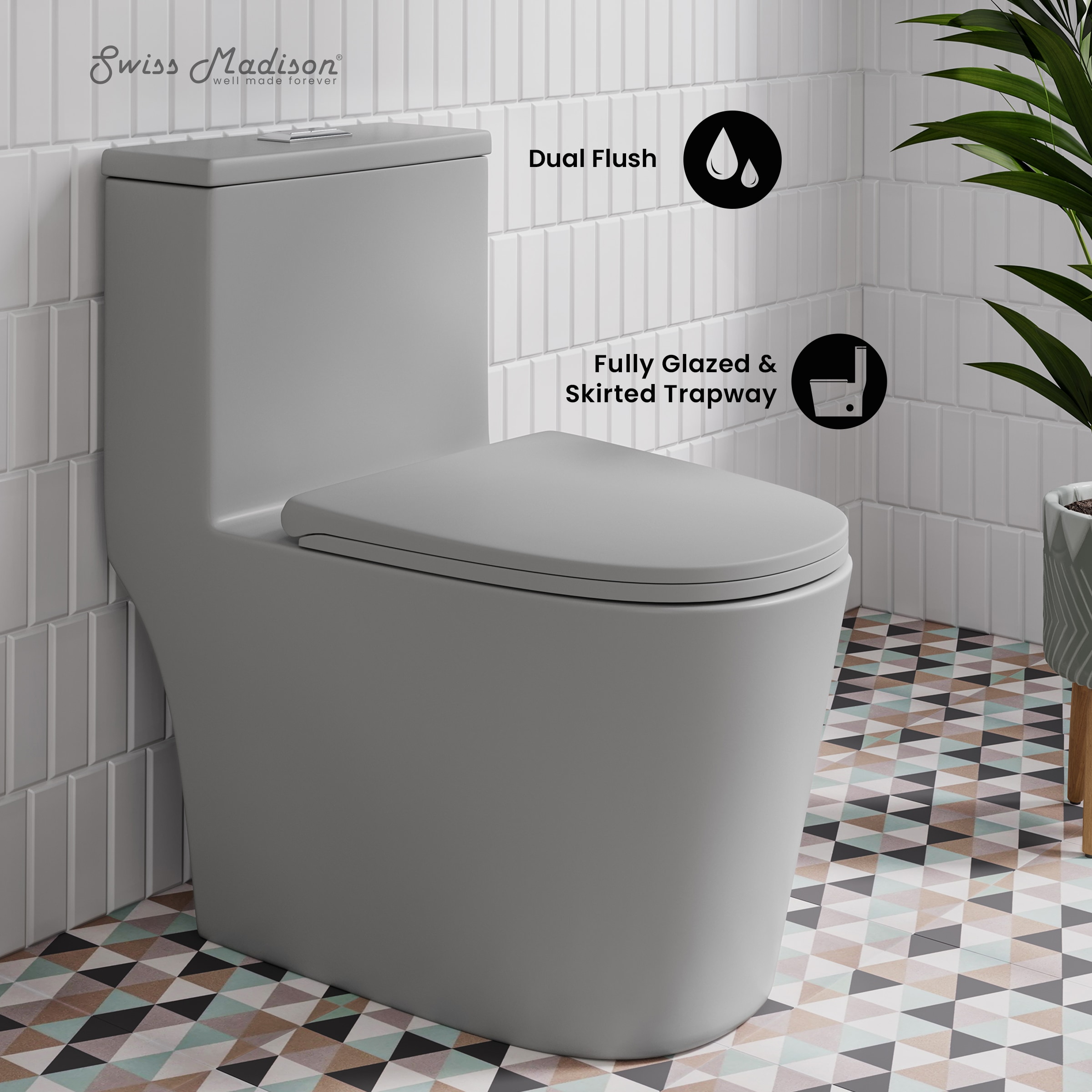 Swiss Madison SM-25-1TANT02MG toilets - View #3