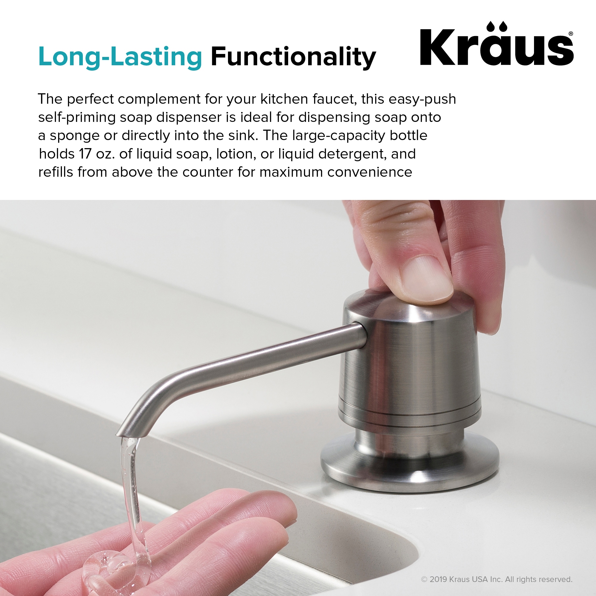 Kraus KSD-31SS Soap-Lotion-Dispensers - View #6
