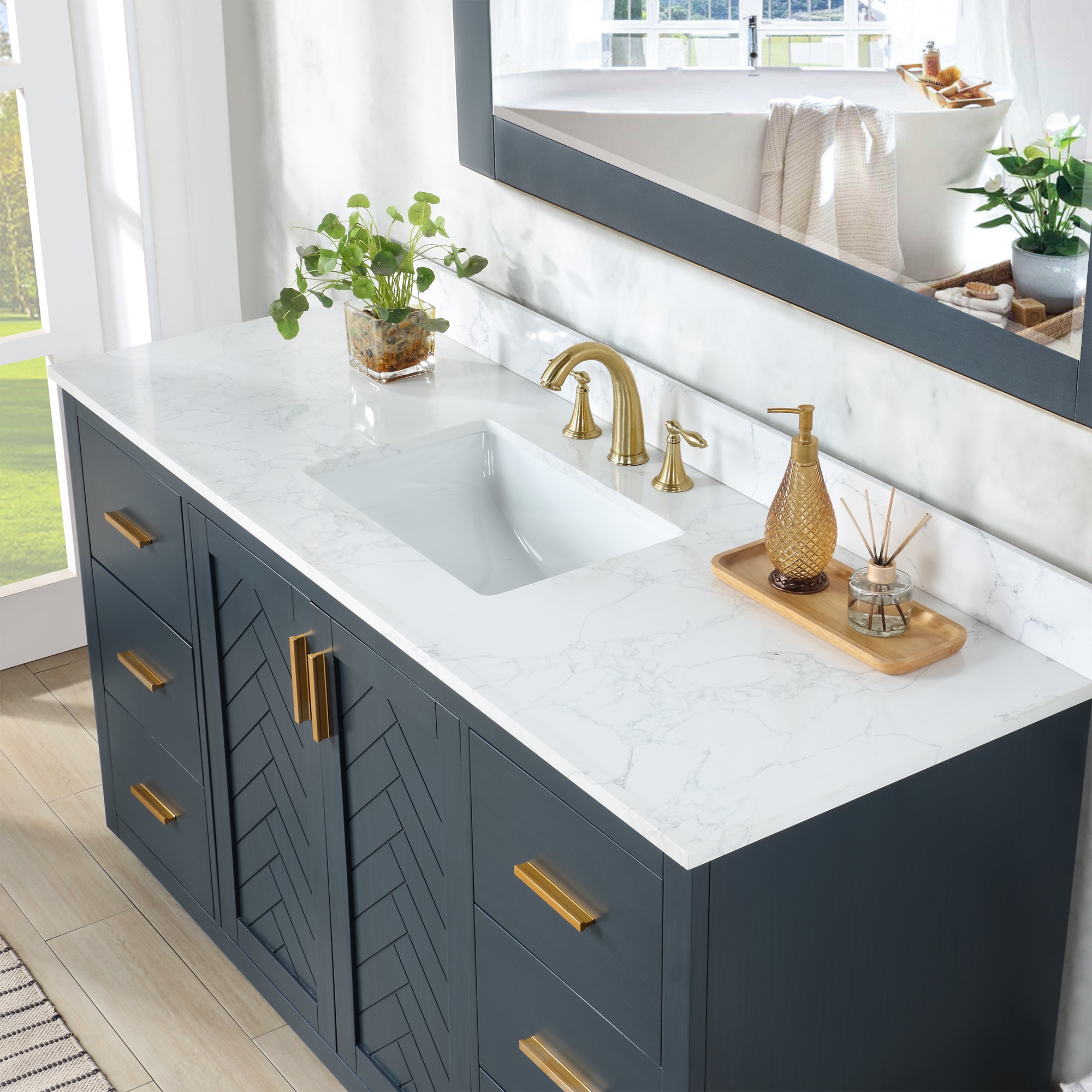 Altair 543060S-CB-GW-NM Bath-Vanity-Combo - View #4