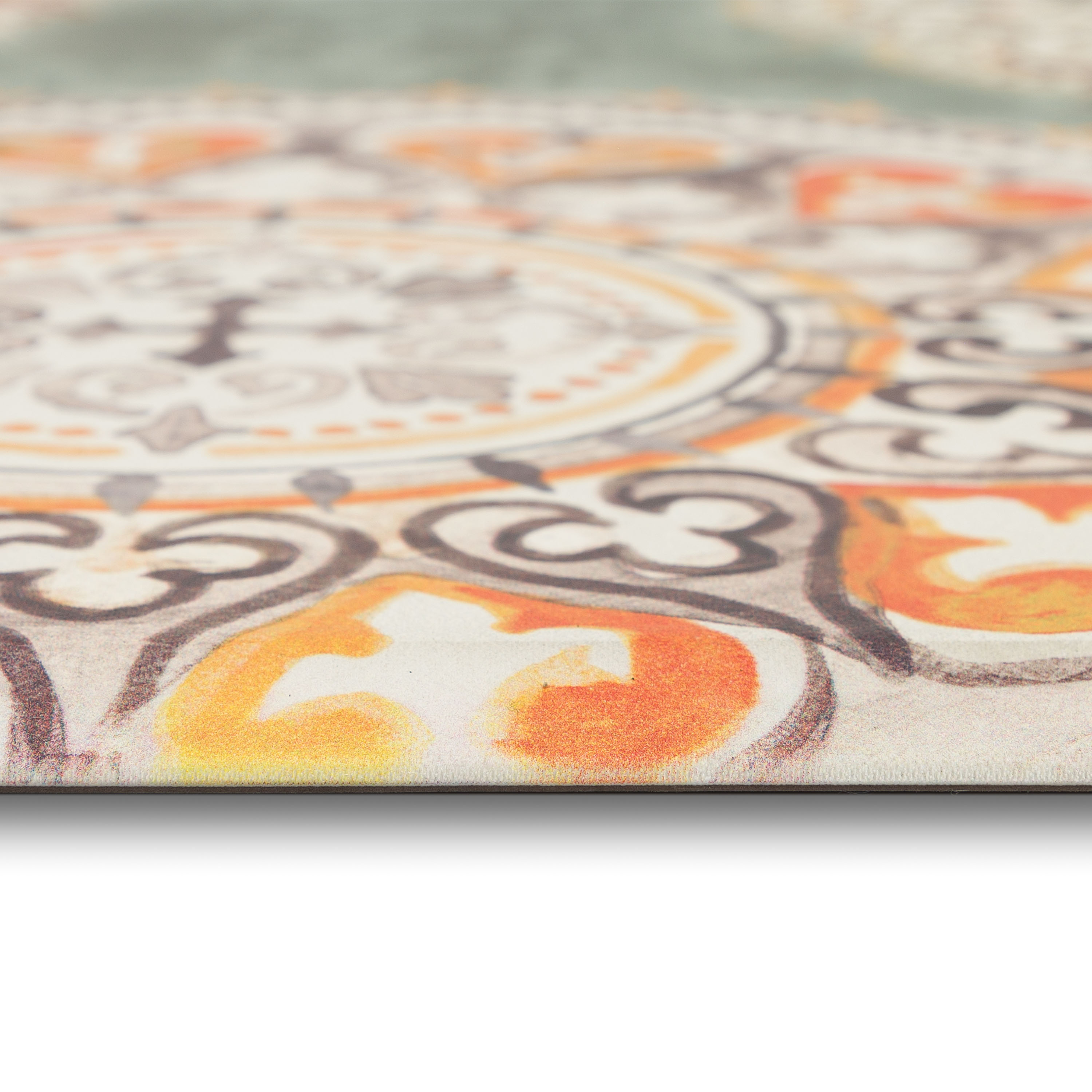 Style Selections 2-ft x 4-ft Mandala Rectangular Indoor Decorative Anti-fatigue  Mat in the Mats department at