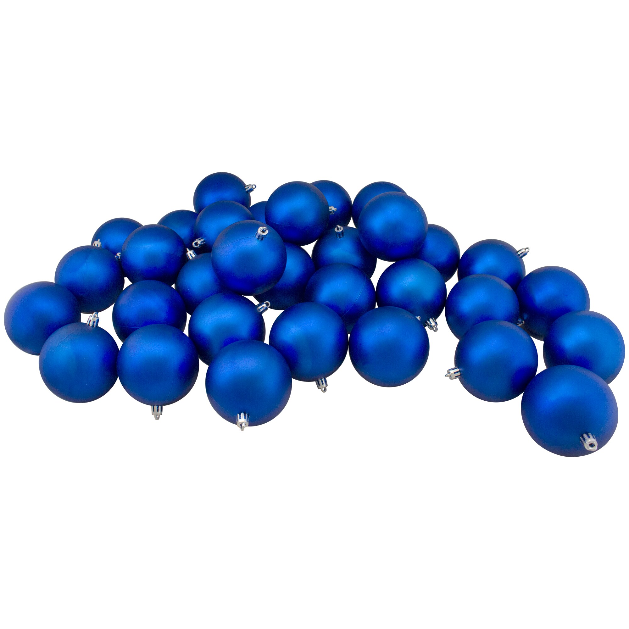 Northlight 31754309 32 -Pack Blue Standard Indoor Ornament set Shatterproof