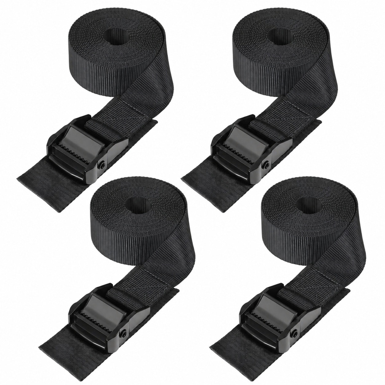 DYRCJ  1 5 inches 8feet Cam Buckle Tie Down Lashing Straps with Adjustable Buckle 4 pcs durable home and garden accessory designed for everyday