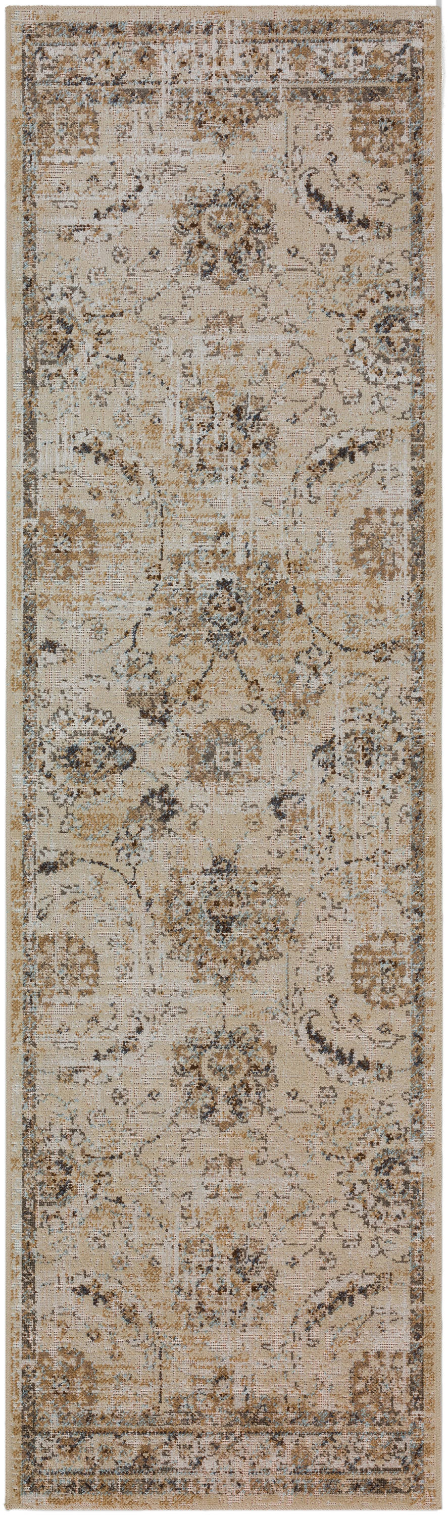 Addison Rugs AFX32PE2X8 Fairfax 2 X 7 (ft) Pebble Indoor Distressed/Overdyed Bohemian/Eclectic Runner Rug