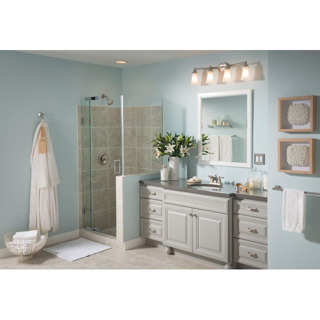 Moen Retreat 18-in Brushed Nickel Wall Mount Single Towel Bar Moen Retreat 18-in Brushed Nickel Wall Mount Single Towel Bar