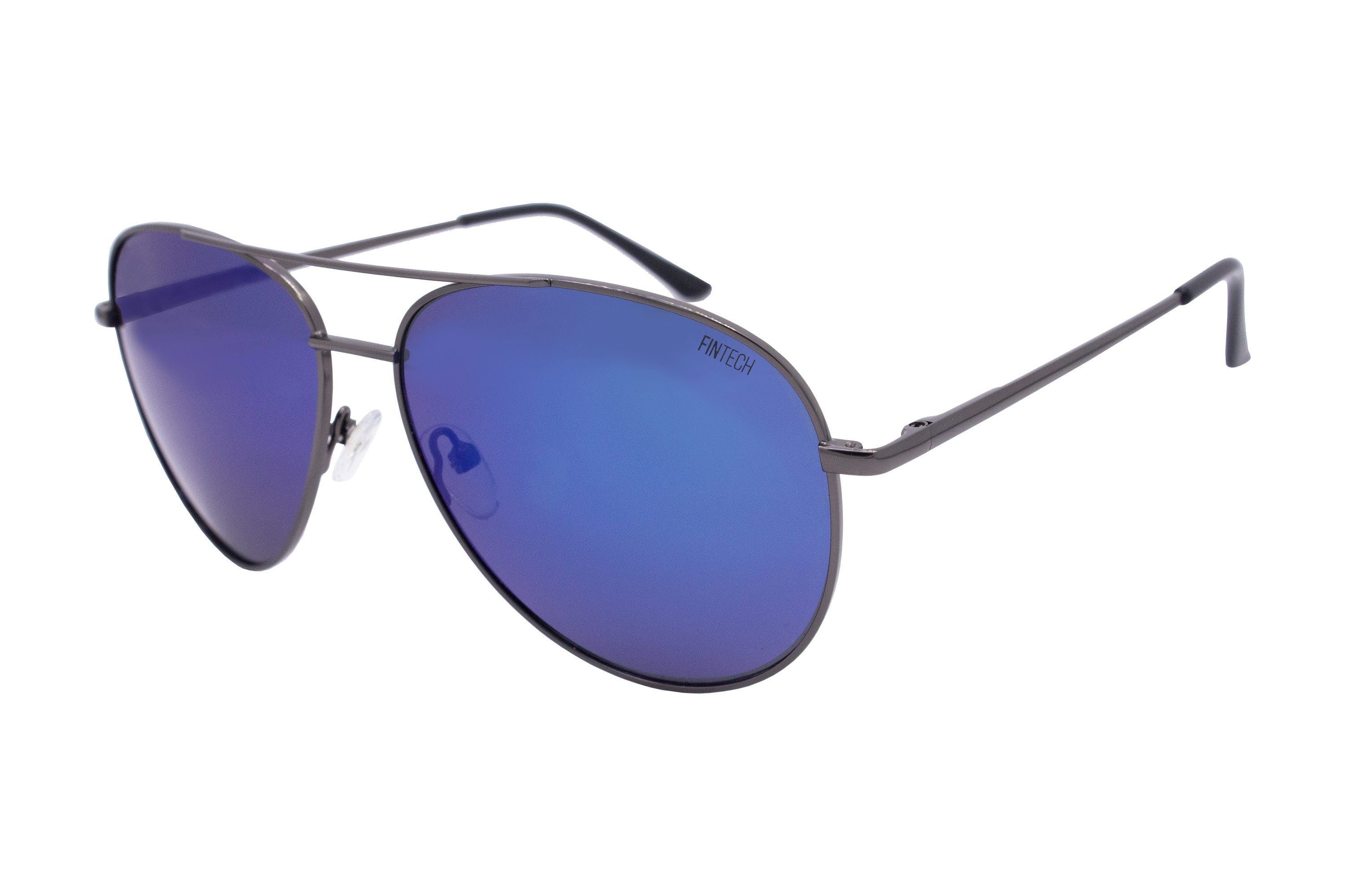 FINTECH Adult Unisex Polarized Matte Gunmetal Steel Sunglasses in the ...