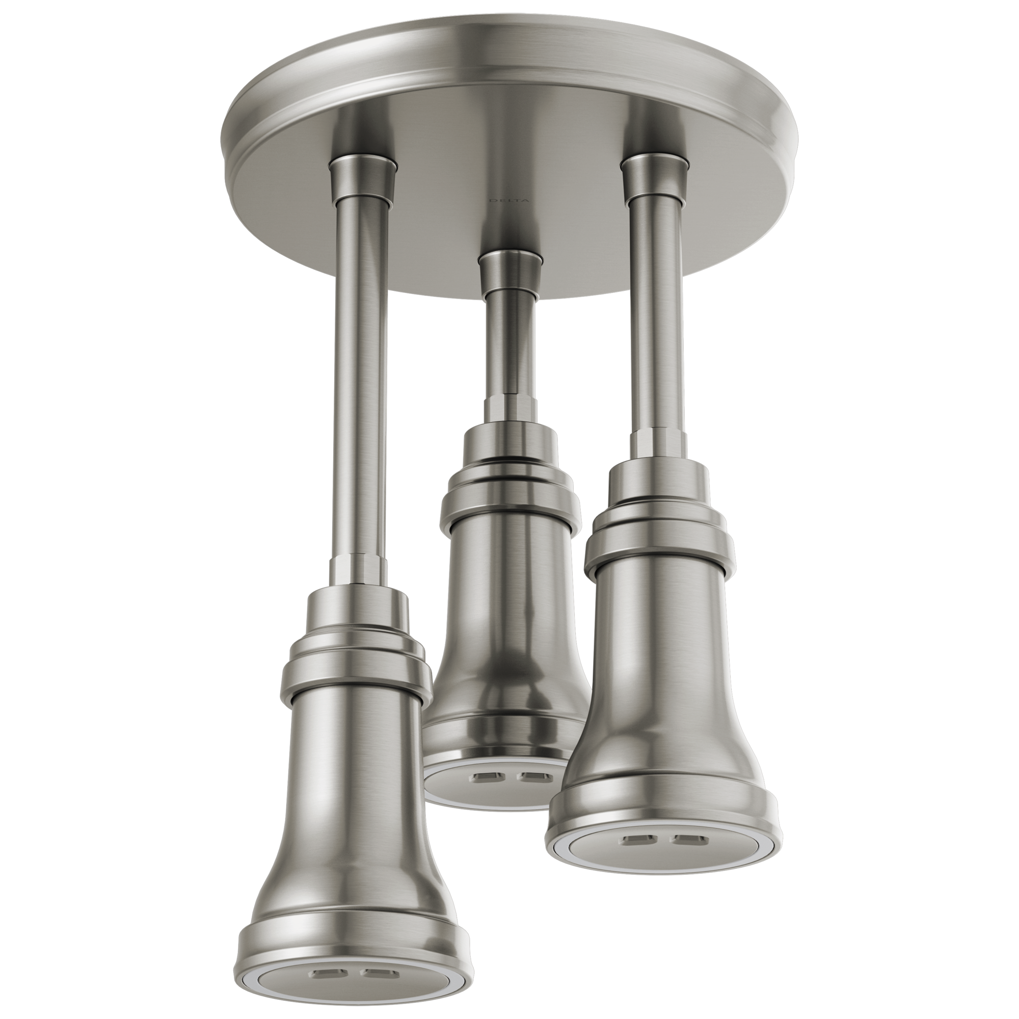 Delta 57190-SS25-L Universal Showering Components 1.0 -Settings Stainless 9.2500-in Round Fixed Rain Shower Head 2.5 GPM