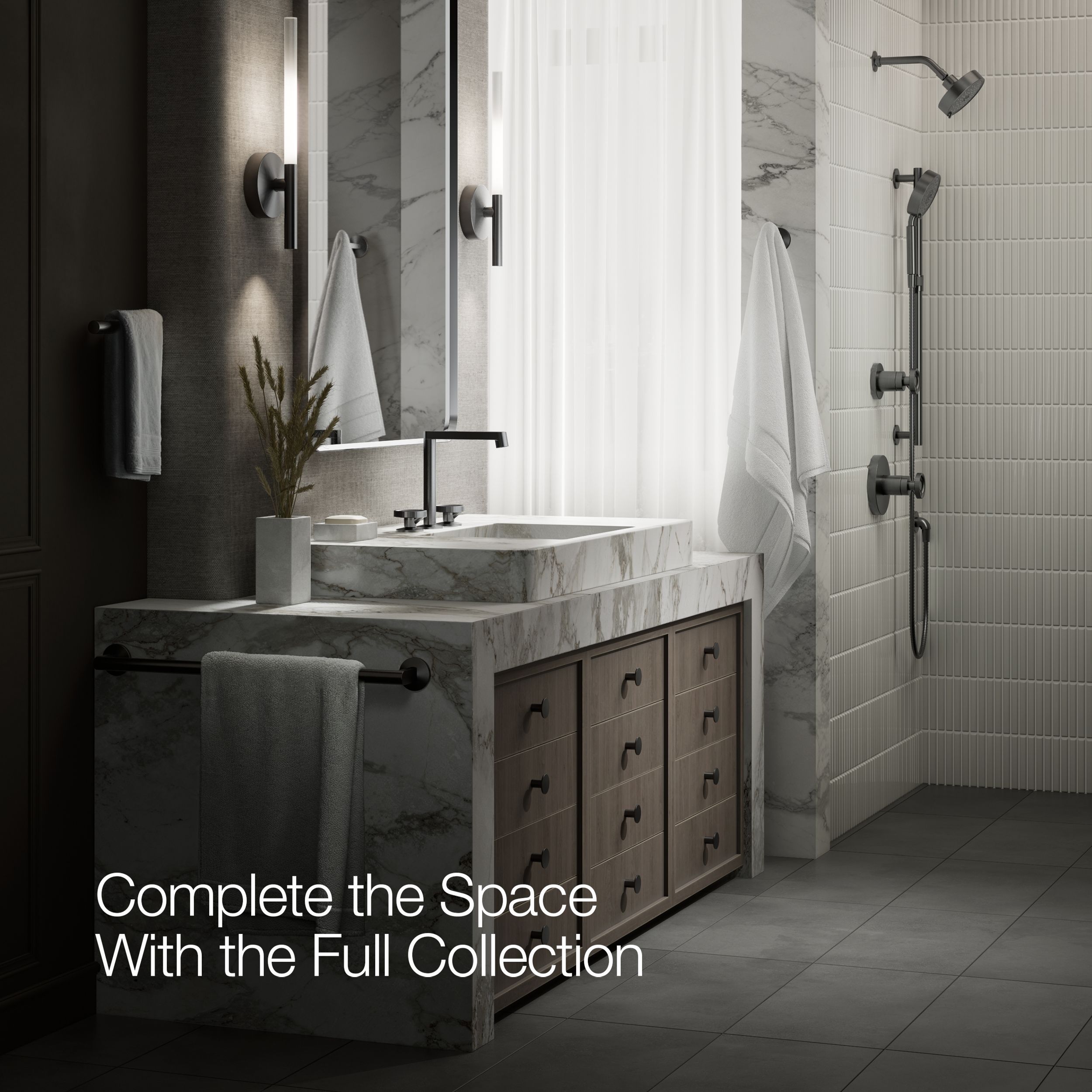 KOHLER 77974-9-BGP Faucet-Tub-Shower-Handles - View #11
