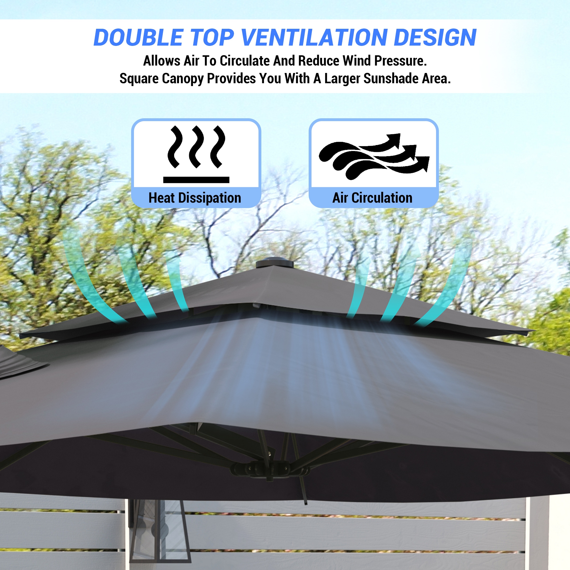 CASAINC WF-SM-11GY Umbrellas-2 - View #6