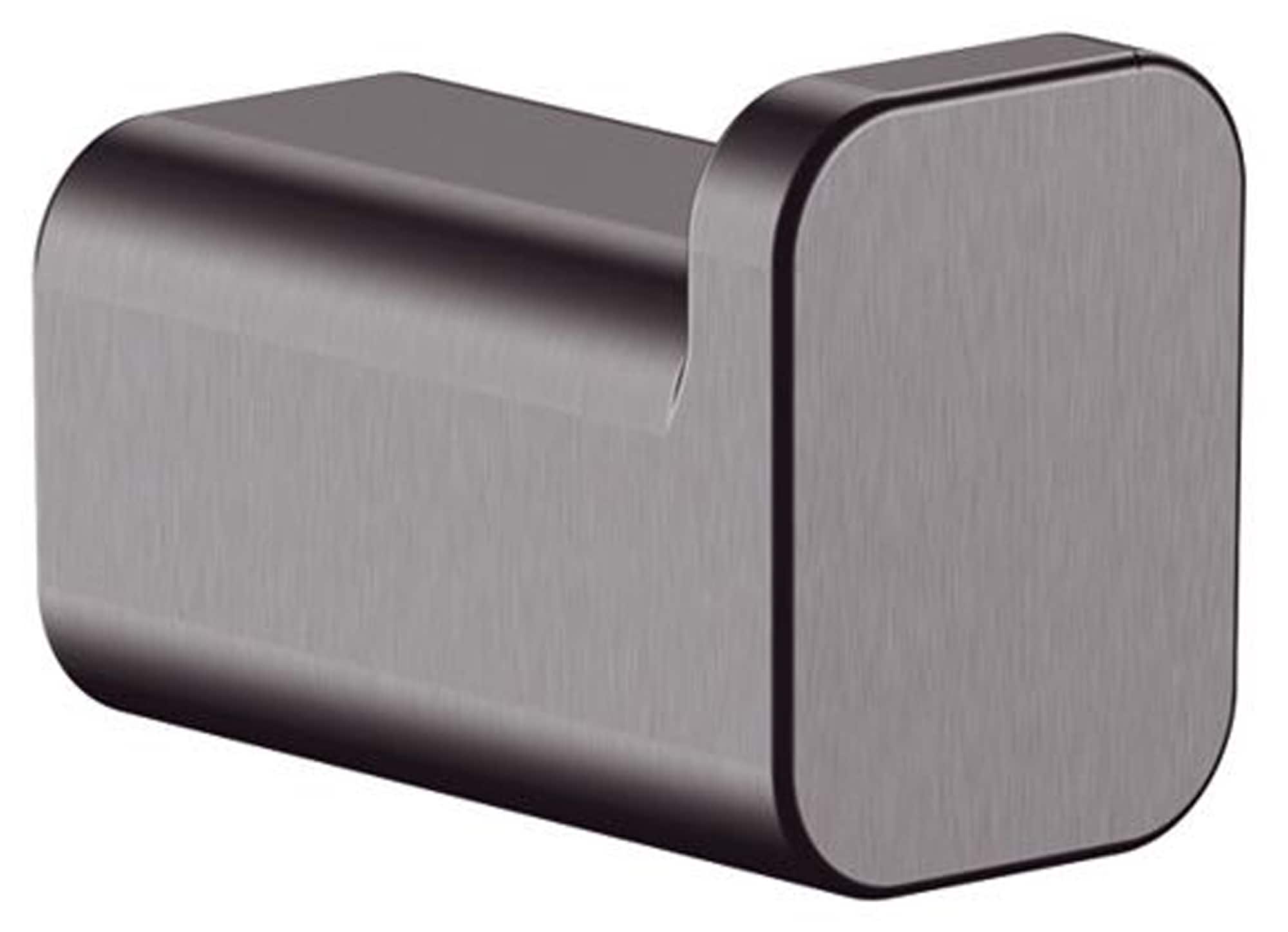 Hansgrohe 41742340 Brushed Black Chrome Single -Hook Wall mount Towel Hook