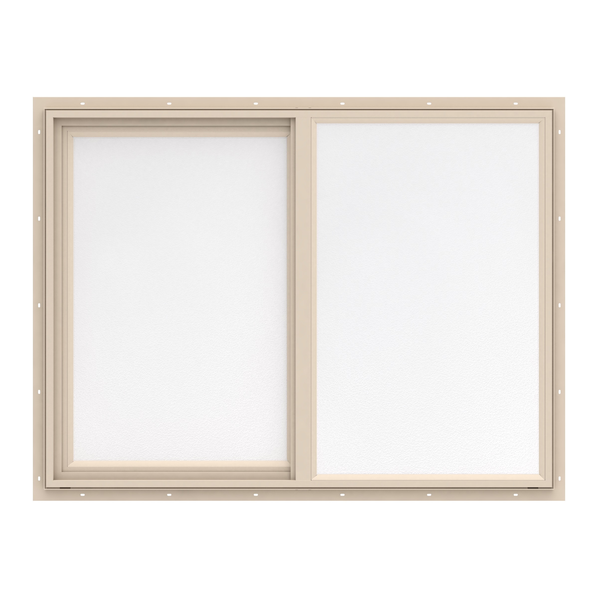 Pella 150 Series 23.5-in x 23.5-in x 2.6875-in Jamb Left-operable Vinyl ...