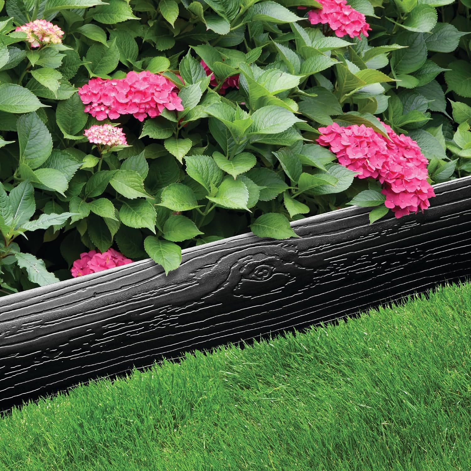 EFCUT 40 ft. x 5 in. Plastic Coiled Landscape Edging with 10 Stakes ...