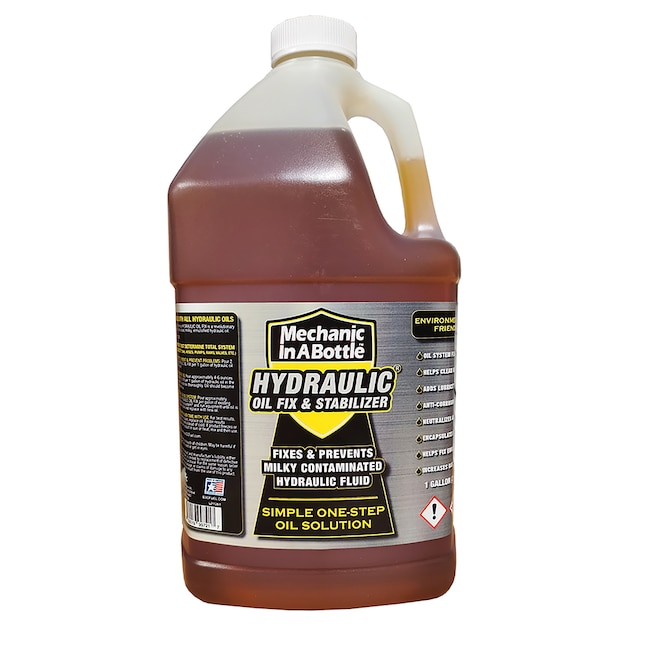 Mechanic In A Bottle 1 Gallon Hydraulic Oil with Stabilizers, Lubricity,  Anti-Corrosion, and Oil System Flush in the Hydraulic Oils department at
