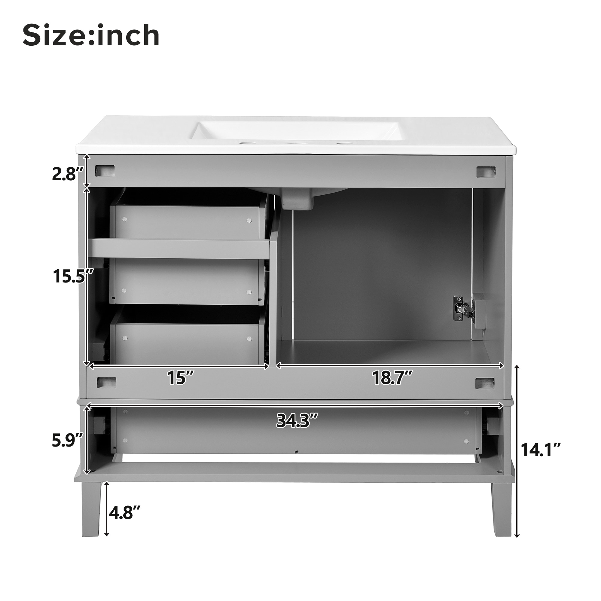 ModernLuxe L3P-N729P211167E Bath-Vanity-Combo - View #9