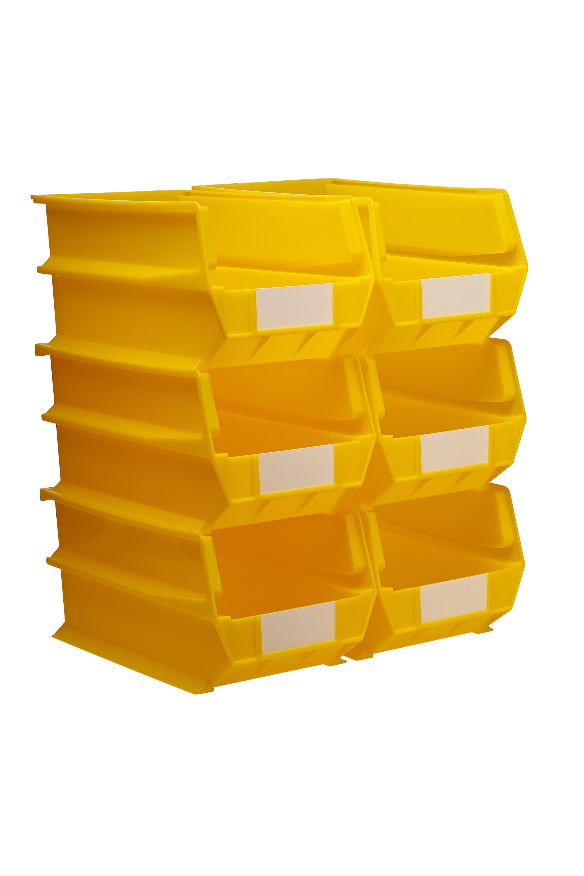 Triton Products 6-Pack 8.25-in W x 7-in H x 14.75-in D Yellow Plastic ...