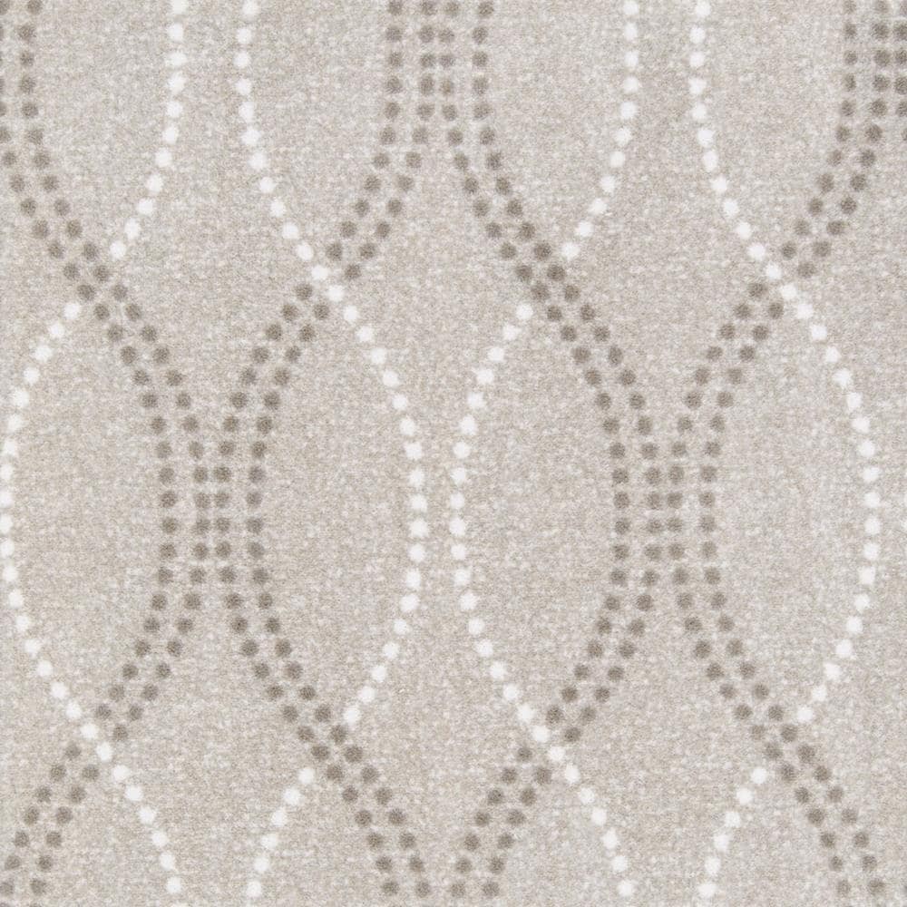 Joy Carpets 2039W-03 Home Office Seventh Heaven Beige Brown 26-oz sq yard Nylon Pattern Indoor Carpet
