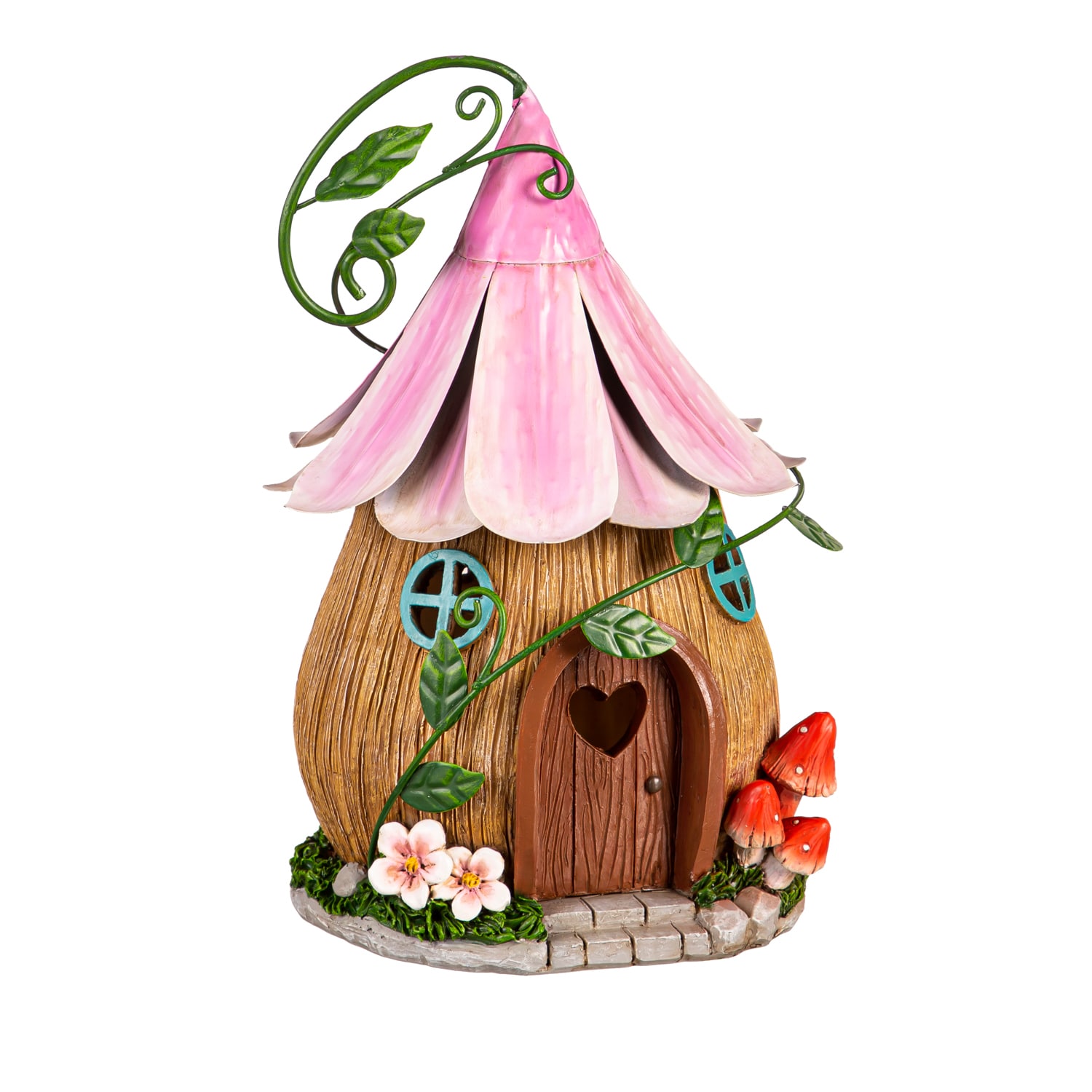 Evergreen 2LA2460 10.04-Inches H x 6.89-Inches W Brown Fairy Garden Statue