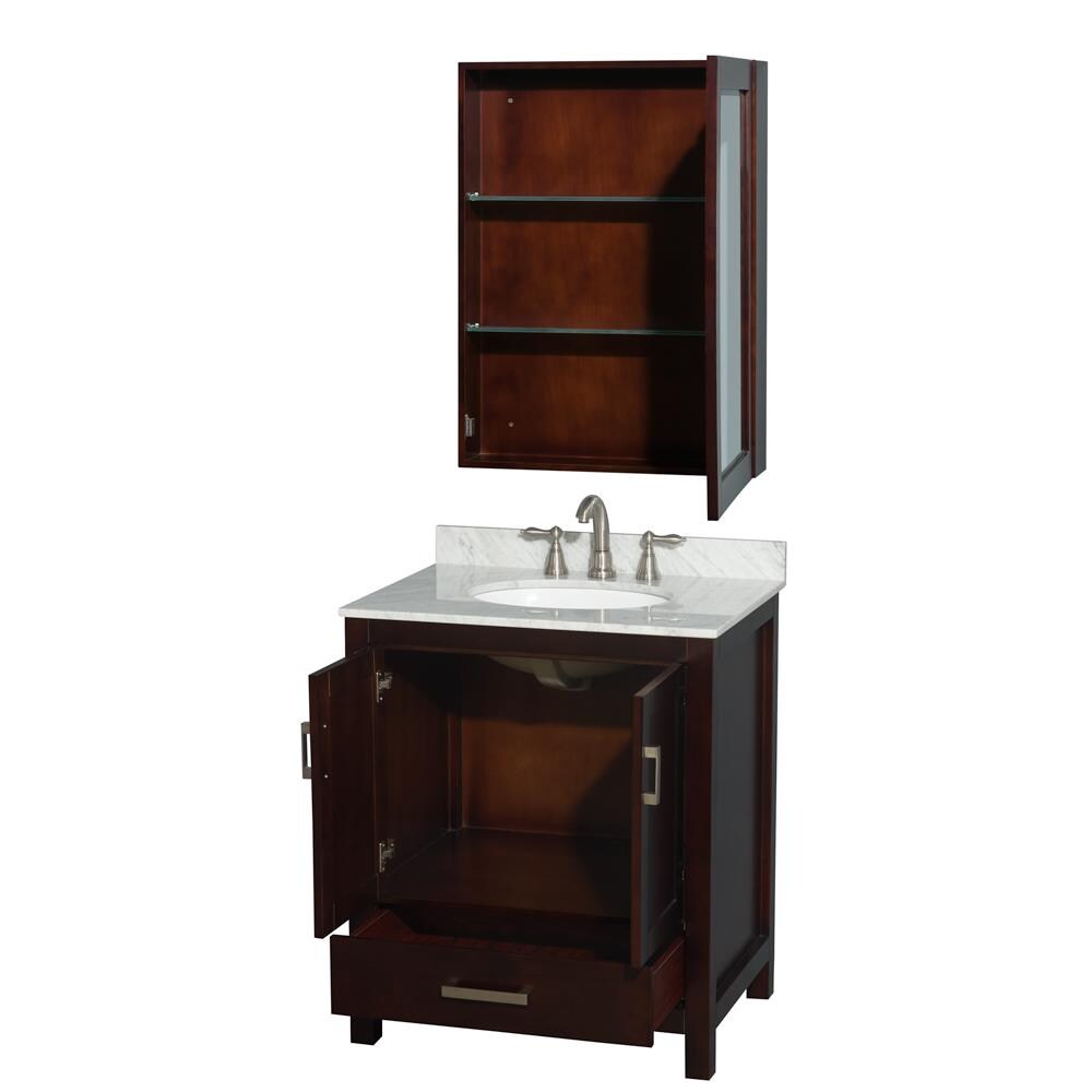 Wyndham Collection WCS141430SESCMUNOMED Bath-Vanity-Combo - View #2