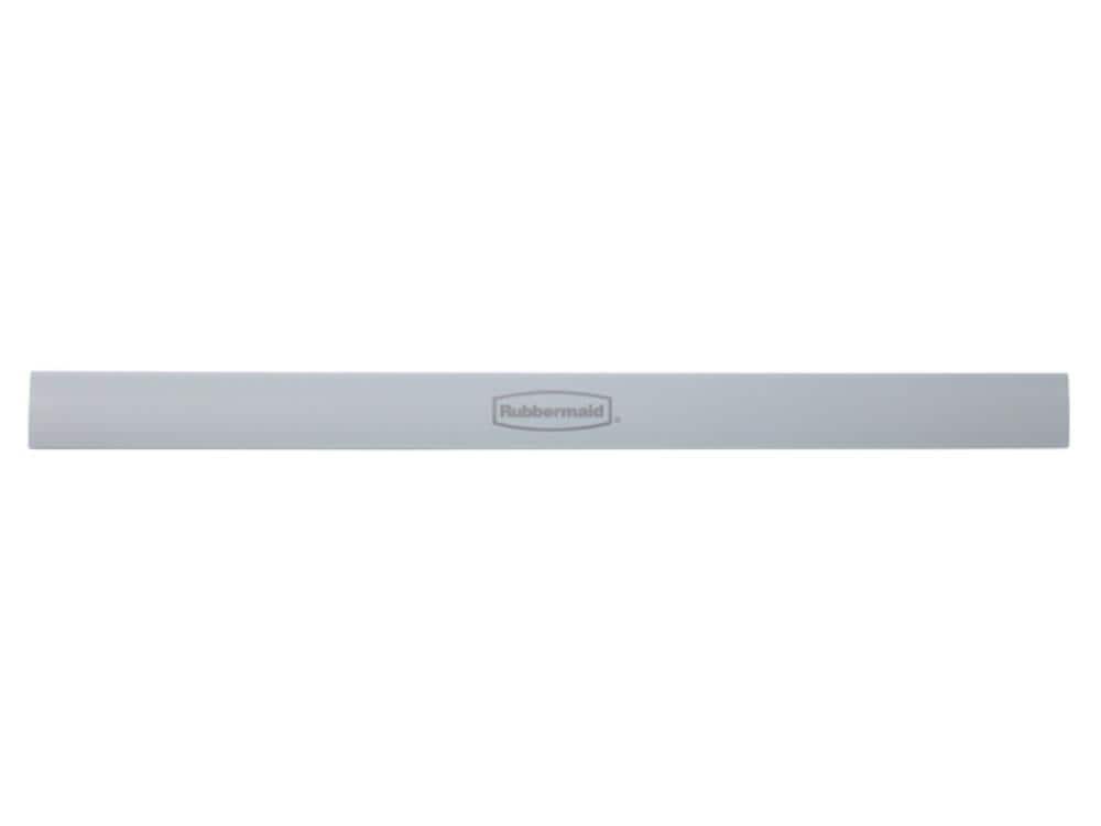 Rubbermaid 1816921 Homefree Series Satin Nickel Rail Cover (Common: 22-in x 1.5-in x 0.5-in; Actual: 22-in x 1.5-in x 0.5-in)